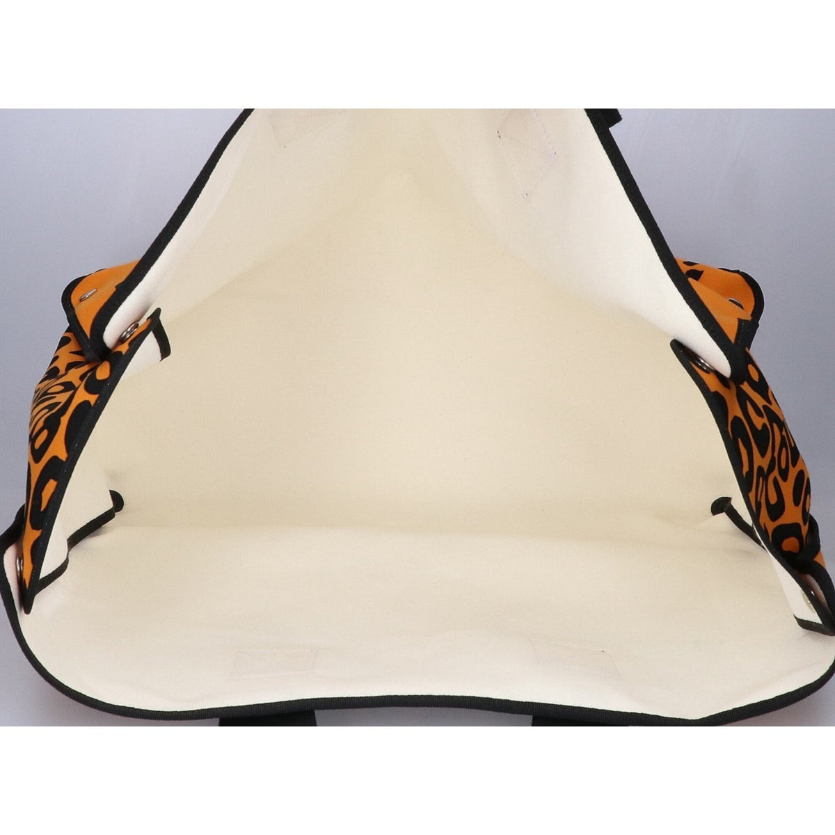 Hermes Orange Canvas Beach Bag Eco-Bag Tote Bag (Pre-Owned)