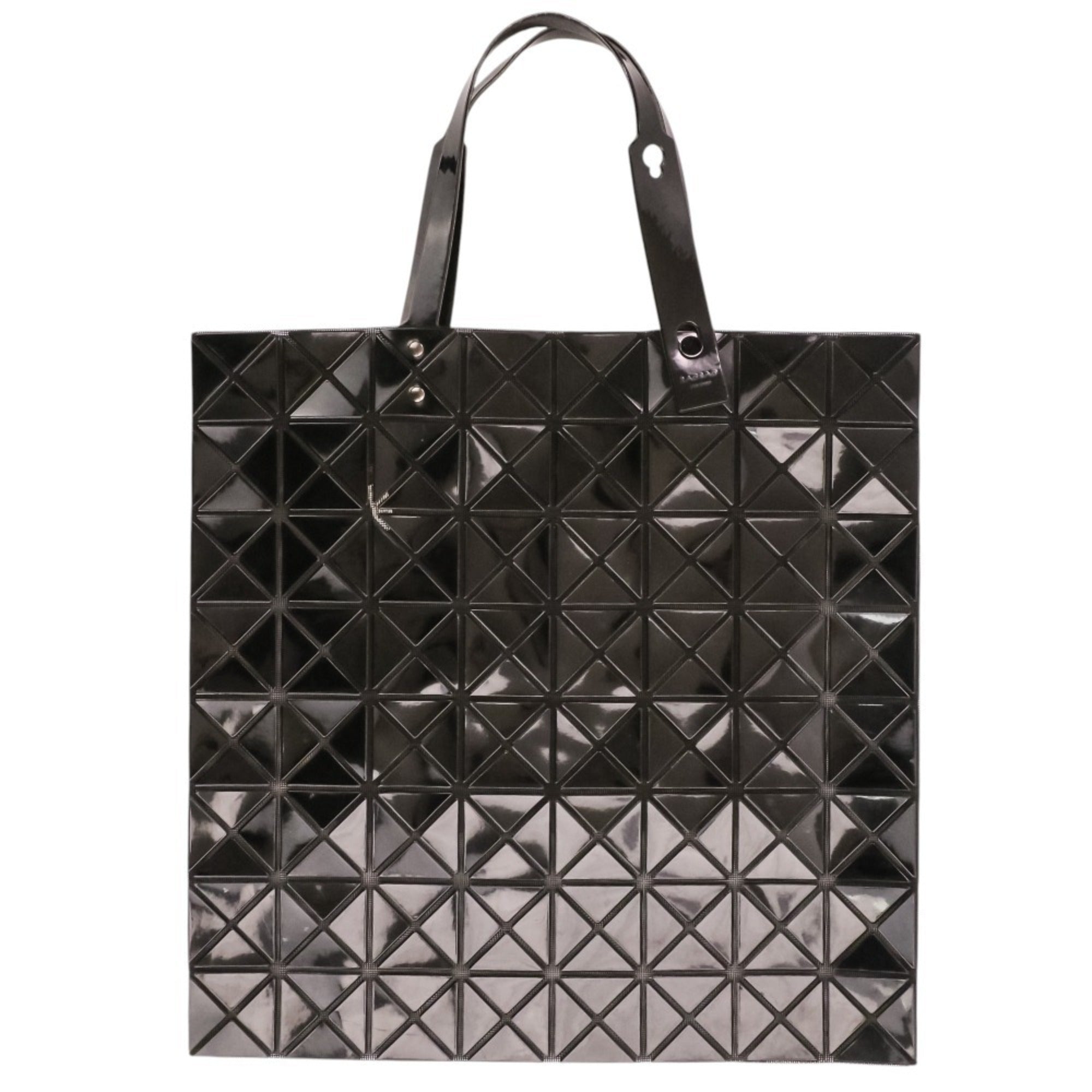 Bao Bao Issey Miyake Black Polyester Nylon Vinyl Tote Bag (Pre-Owned)