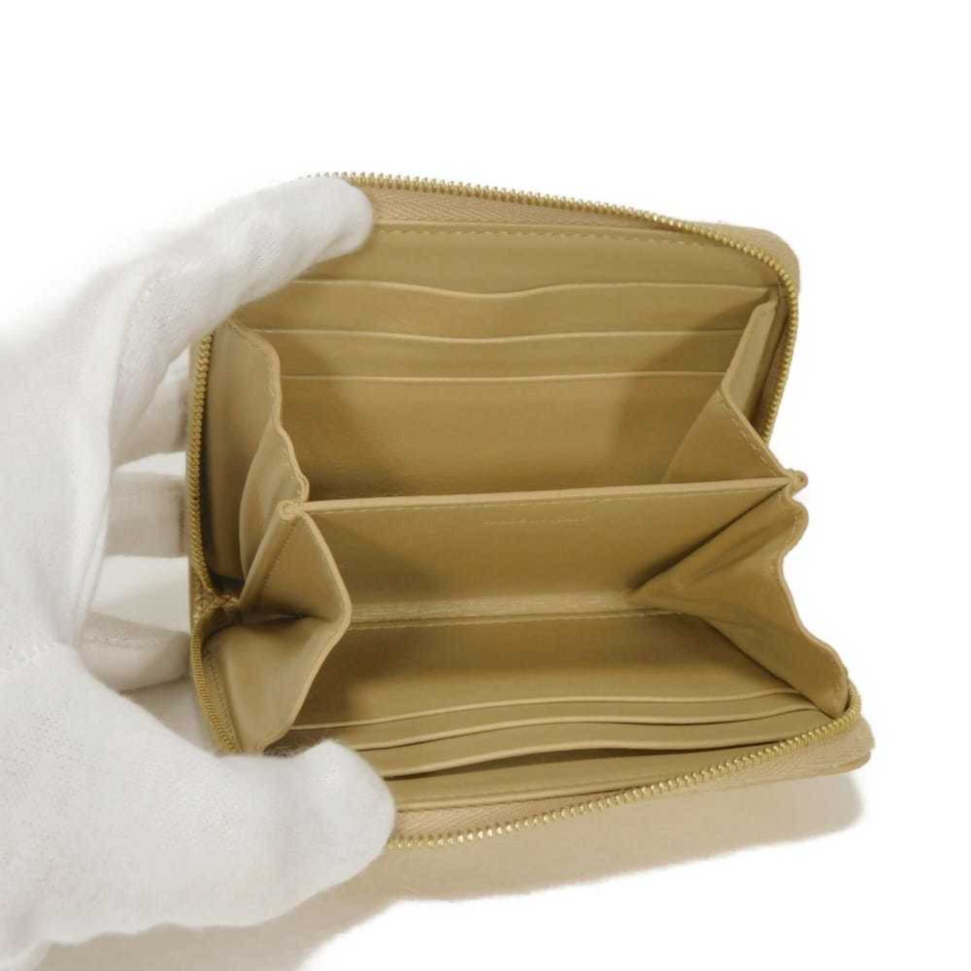 Celine Gold Metallic Gold Leather Coin Purse/Coin Case (Pre-Owned)