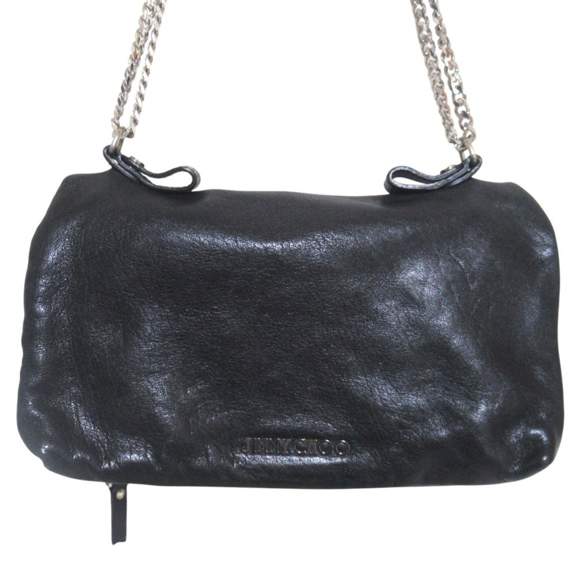 Jimmy Choo Black Leather (Pre-Owned)