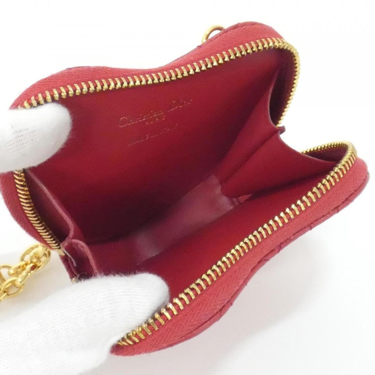 Christian Dior Gold Leather Handbag (Pre-Owned)