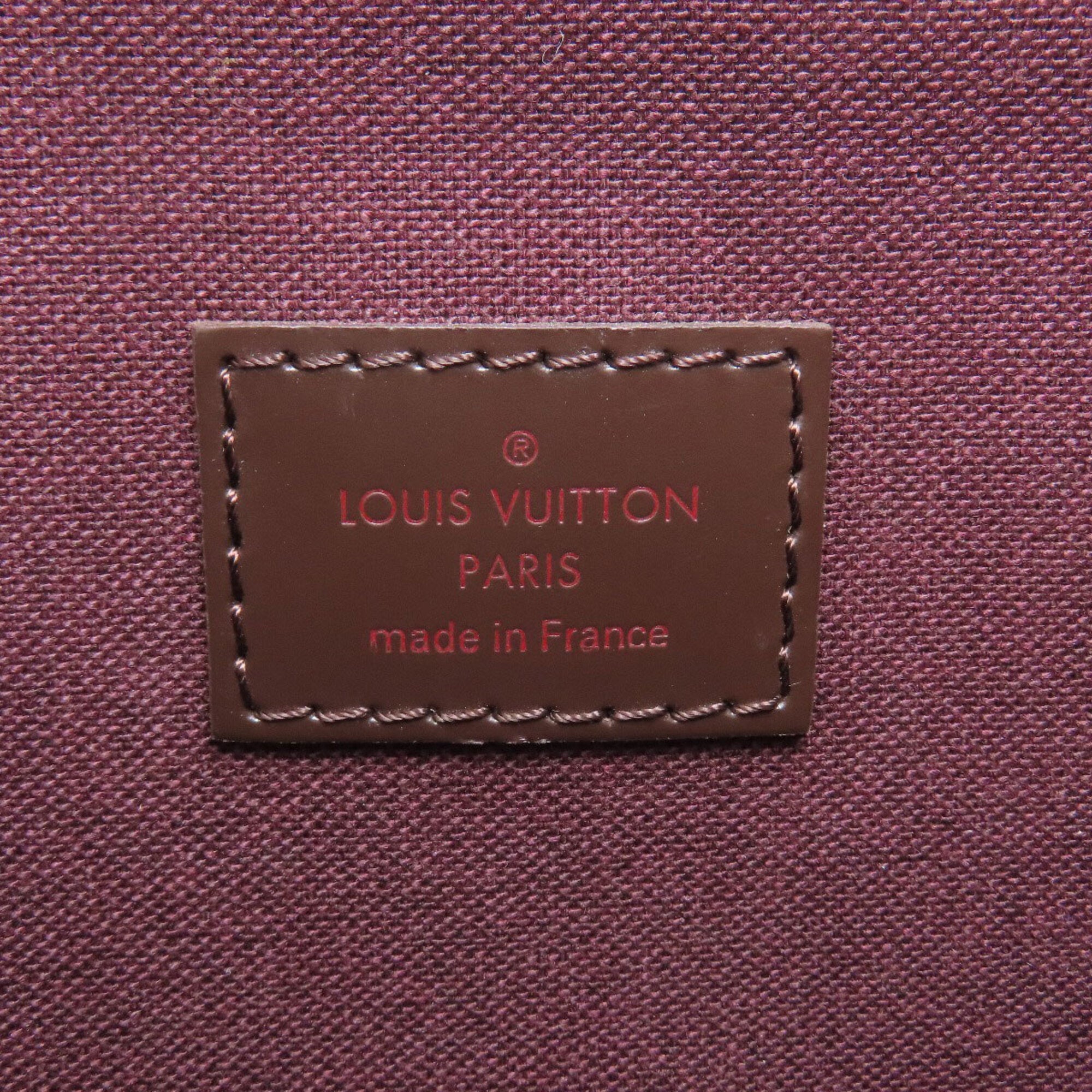 Louis Vuitton Damier Canvas Ebene Damier Canvas Shoulder Bag (Pre-Owned)
