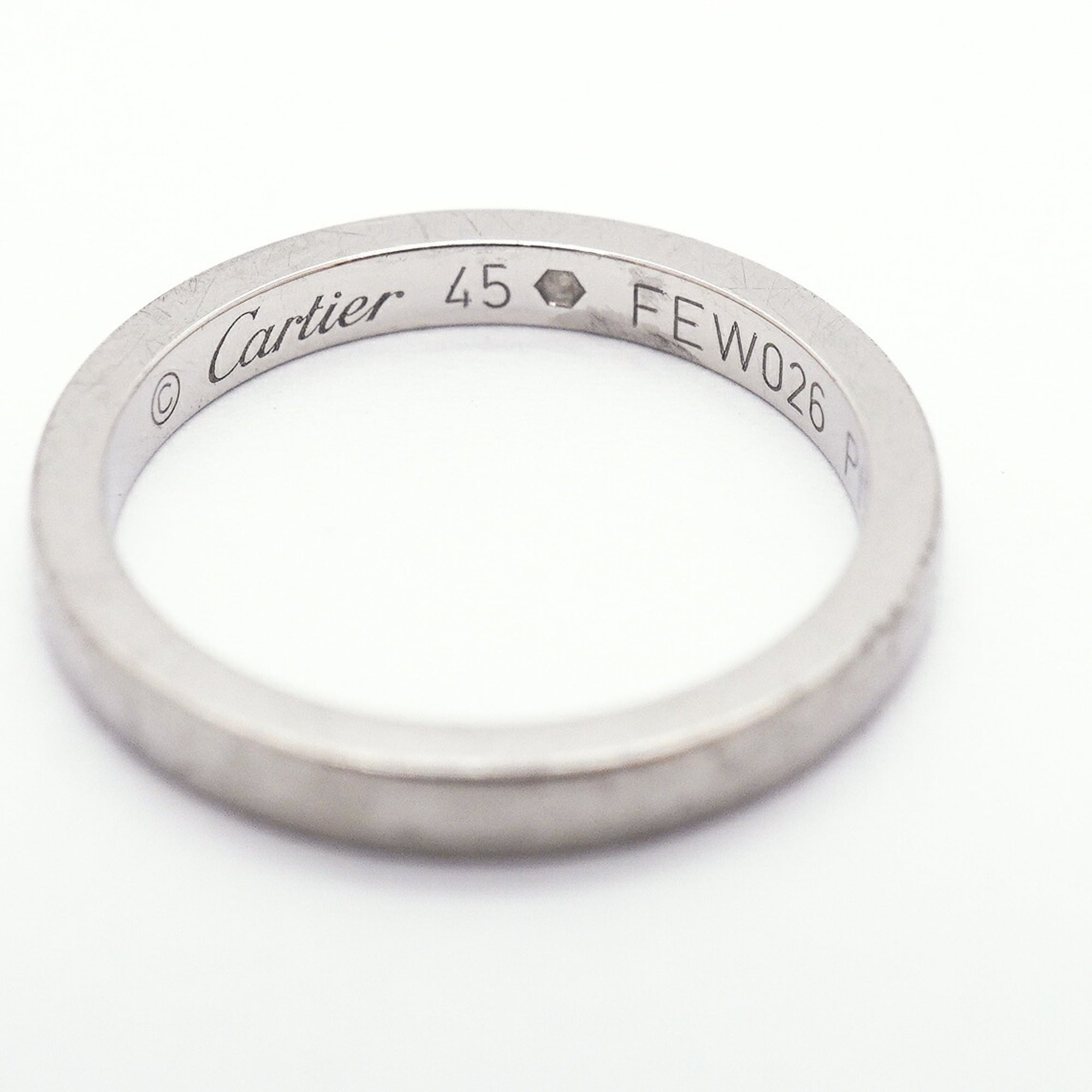 Cartier Platinum 950 Band Ring (Pre-Owned)