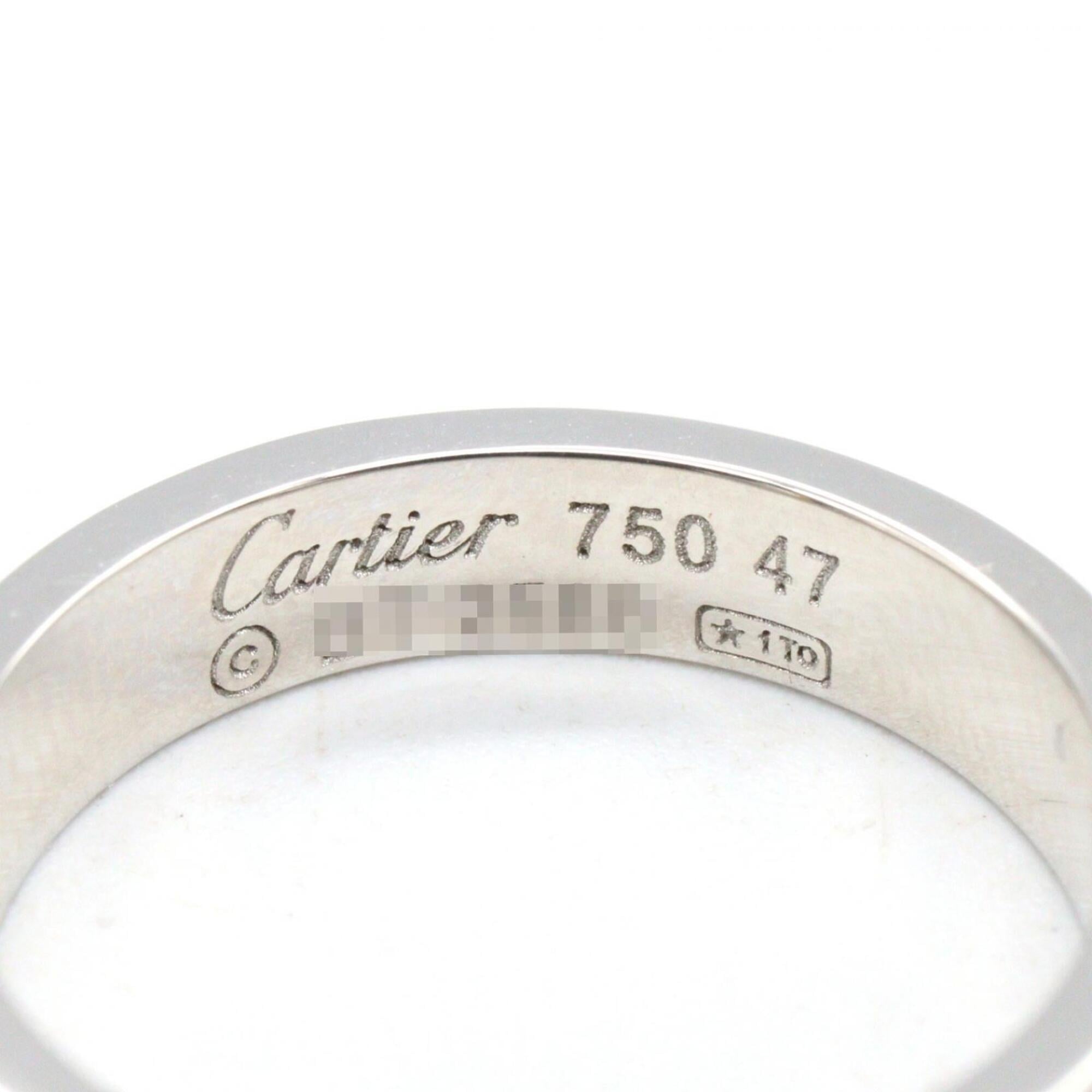 Cartier White Gold White Gold (18K) Band Ring (Pre-Owned)