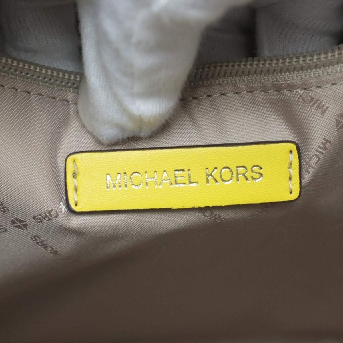 Michael Kors Yellow Straw Handbag (Pre-Owned)