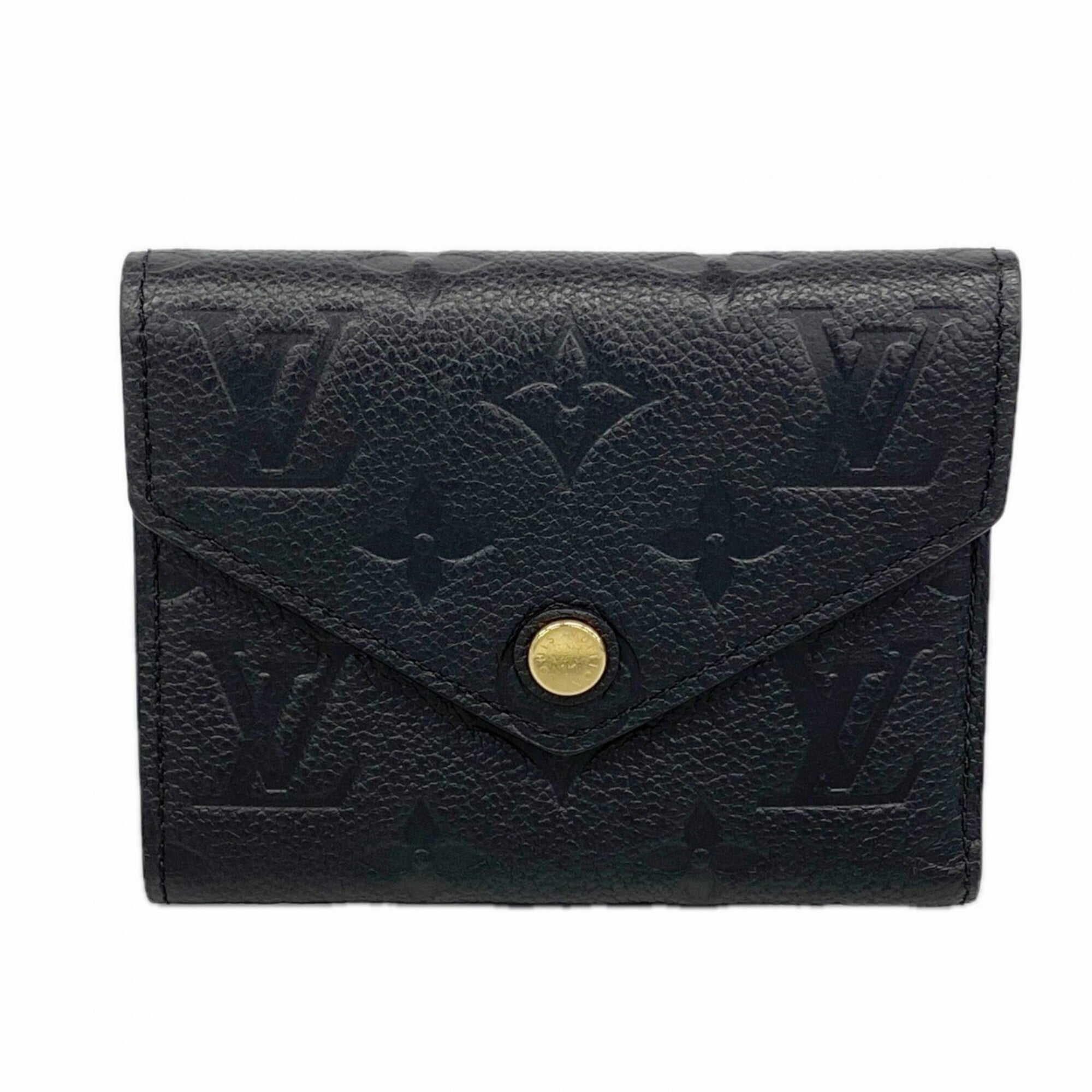 Louis Vuitton Noir Wallet (Tri-Fold) (Pre-Owned)