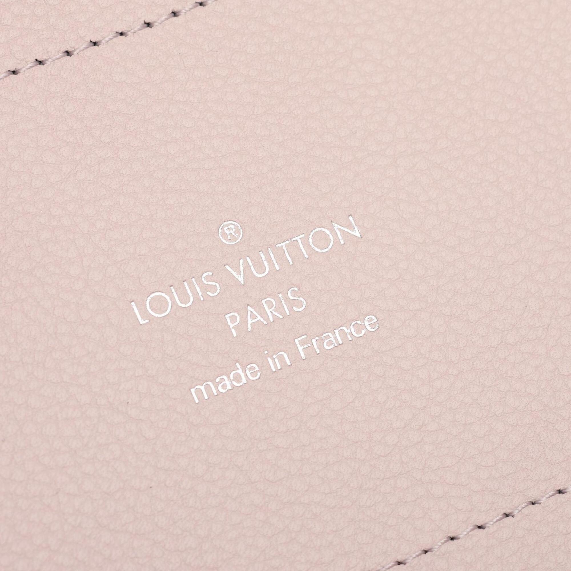 Louis Vuitton Beige Pink Beige Leather Handbag (Pre-Owned)