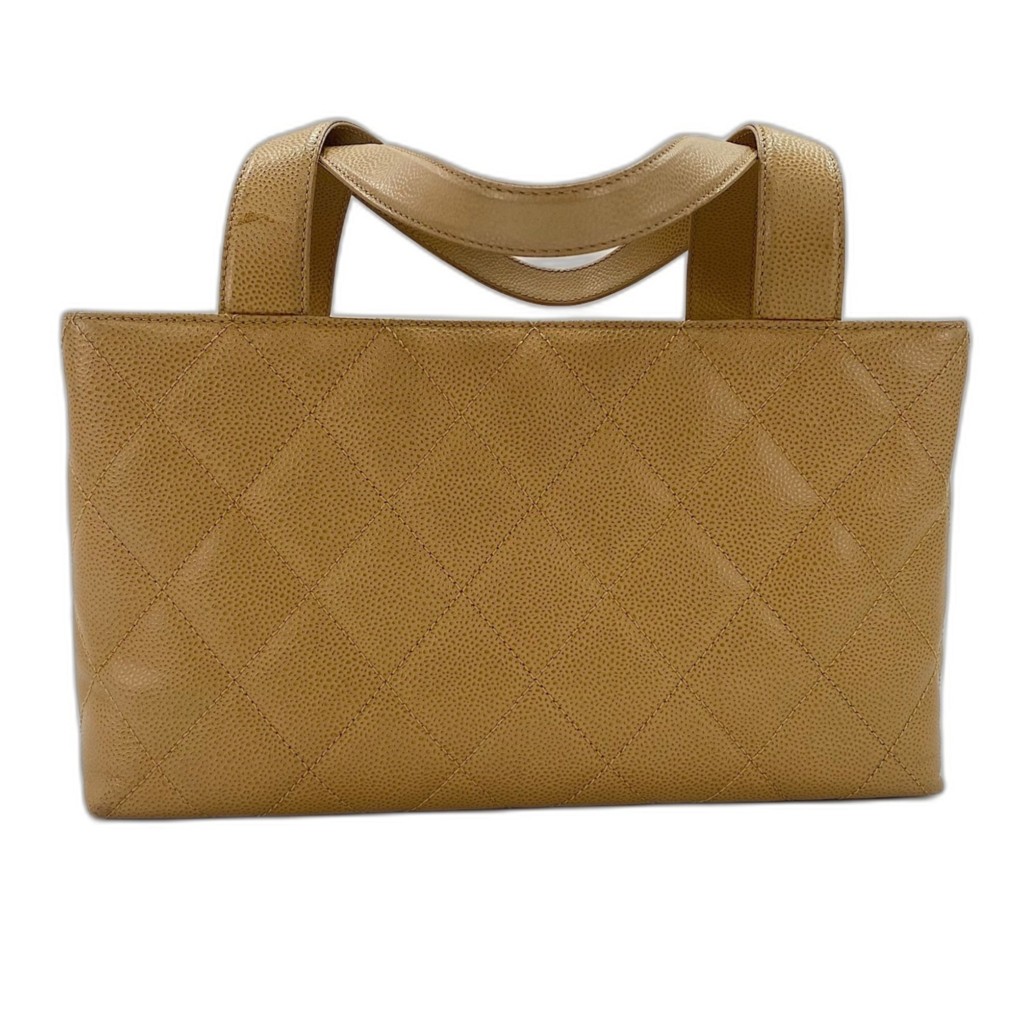 Chanel Matelasse Beige Tote Bag (Pre-Owned)