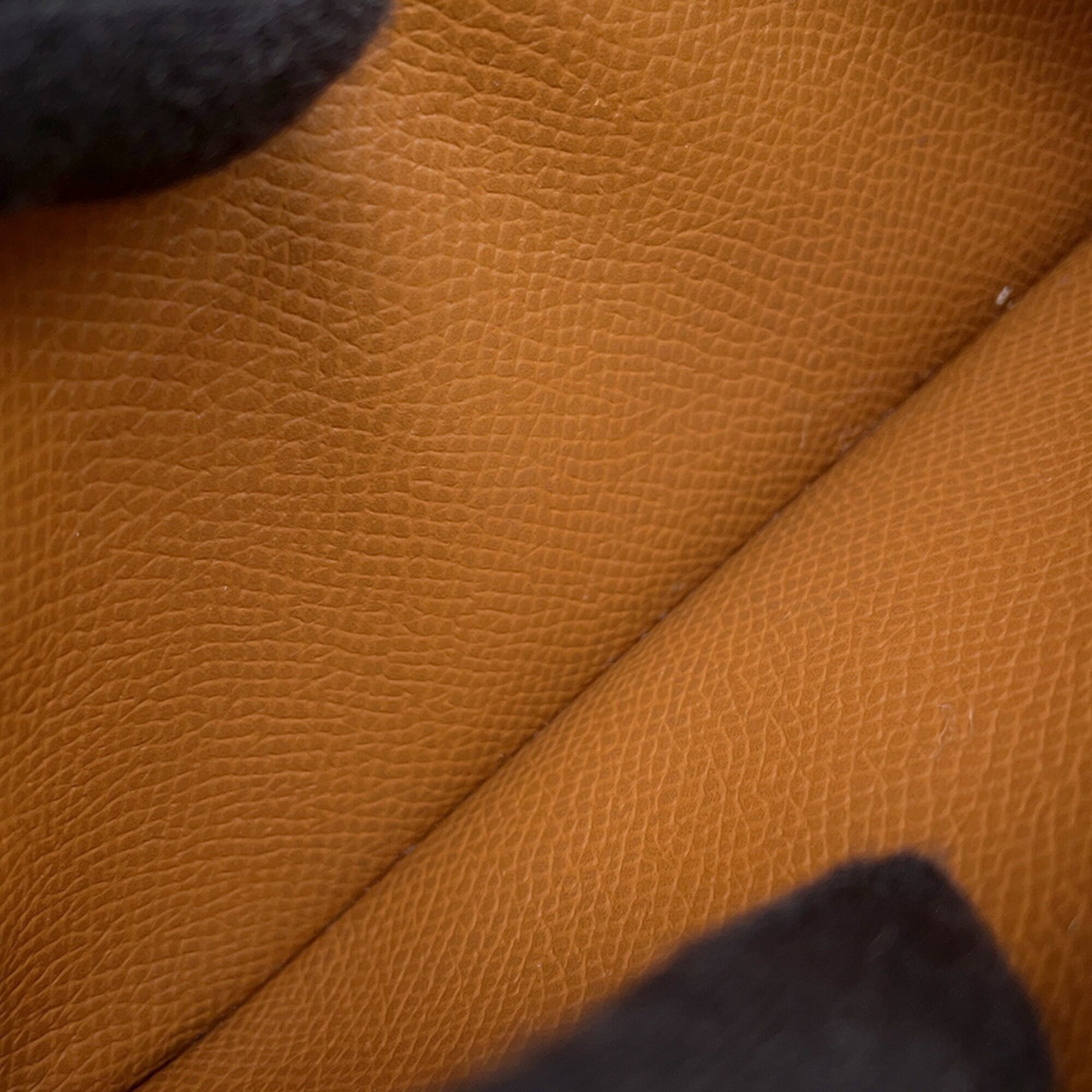 Hermes Kara Gold Epsom Leather Long Wallet (Bi-Fold) (Pre-Owned)