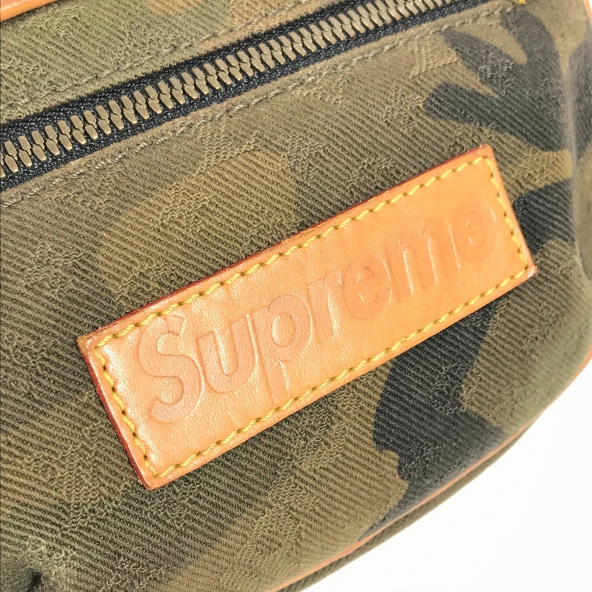 Louis Vuitton Camouflage Khaki Monogram Monogram Sling Bag (Pre-Owned)