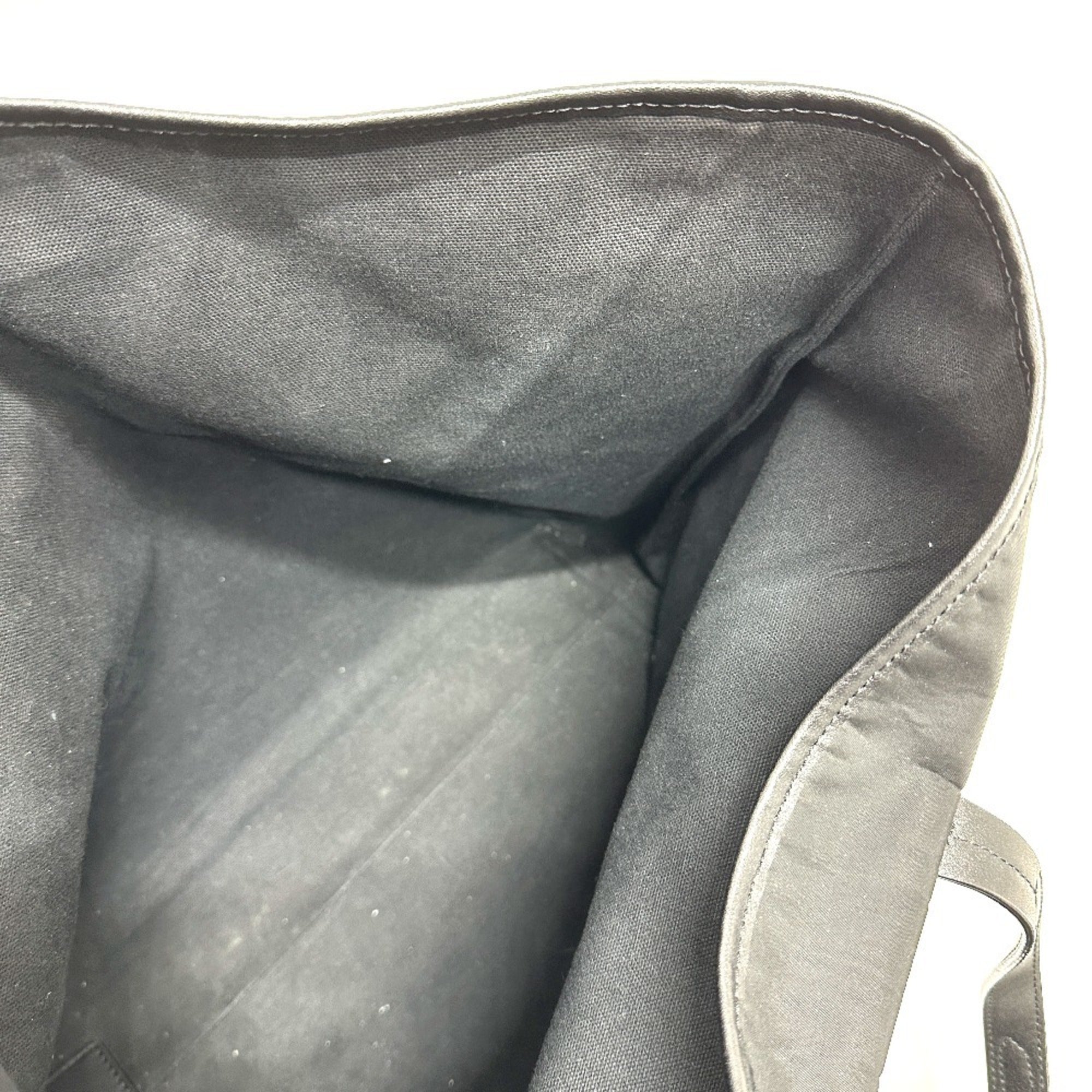 Givenchy Black Yellow Leather Nylon Shoulder Bag Tote Bag (Pre-Owned)