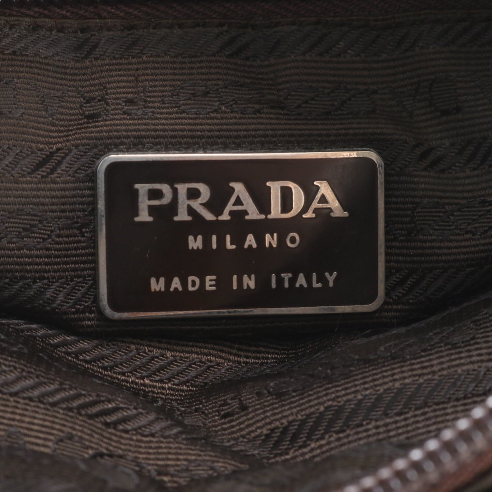 Prada Green Khaki Handbag Shoulder Bag Tote Bag (Pre-Owned)