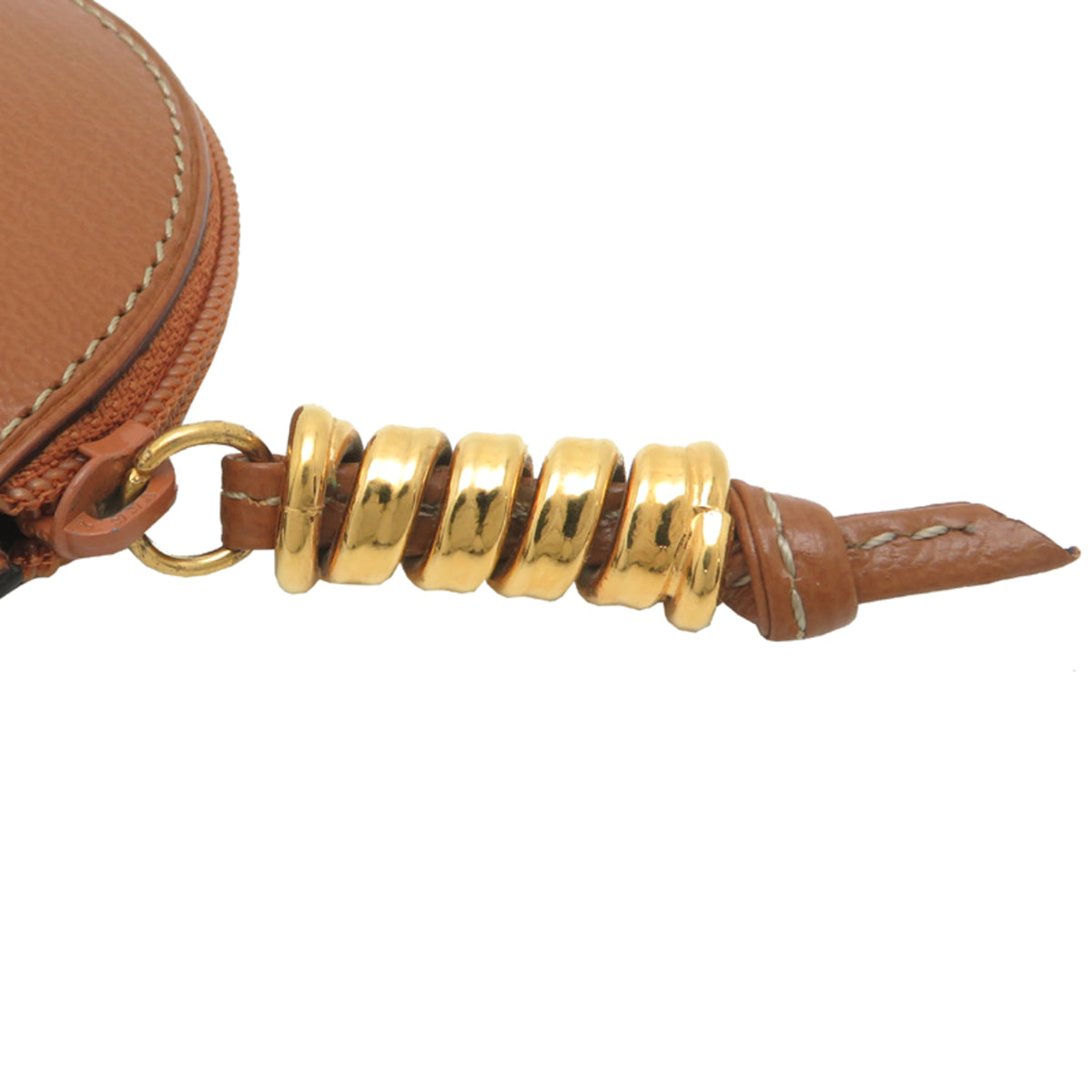 Loewe Brown Leather Coin Purse/Coin Case (Pre-Owned)