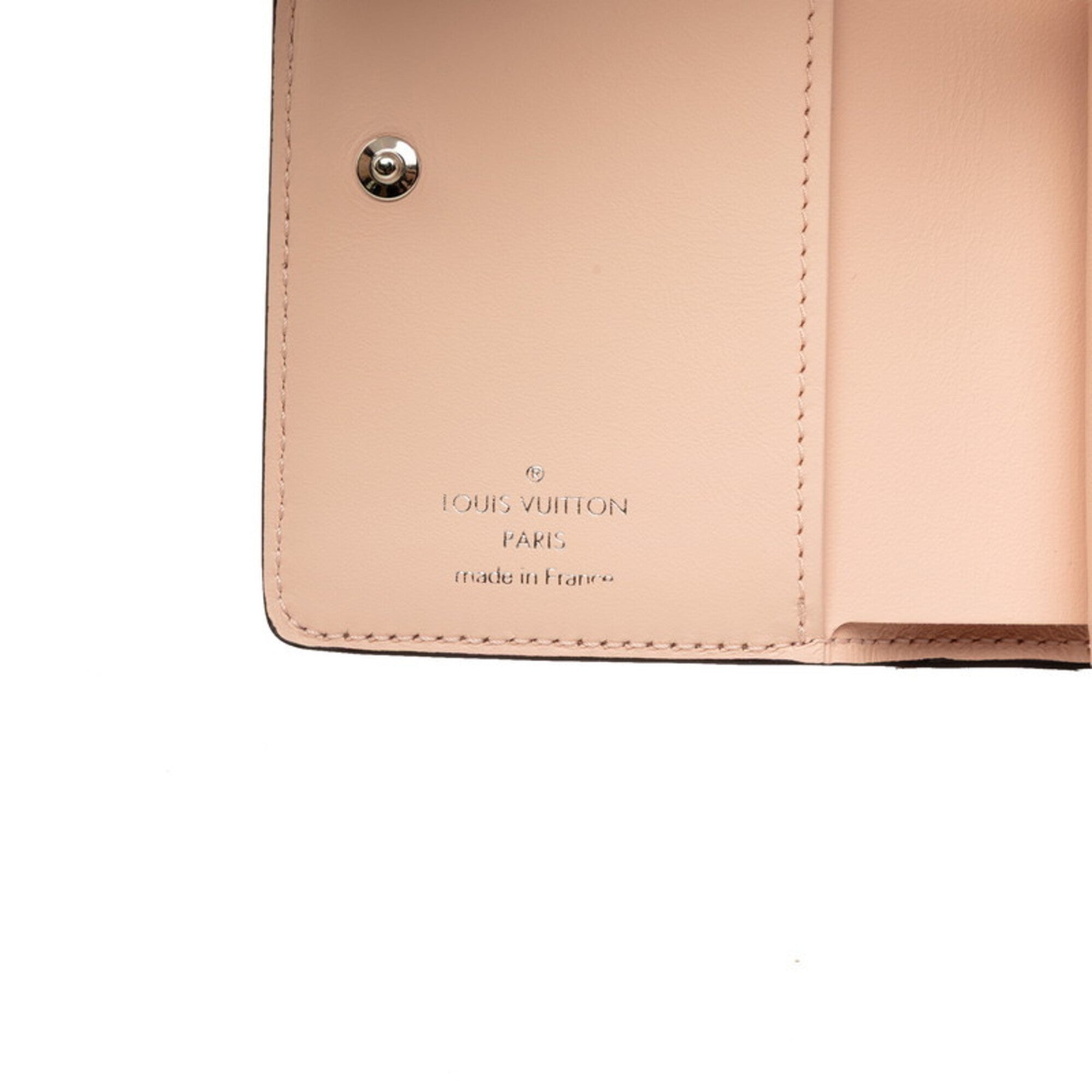 Louis Vuitton Monogram Pink Leather Wallet (Bi-Fold) (Pre-Owned)