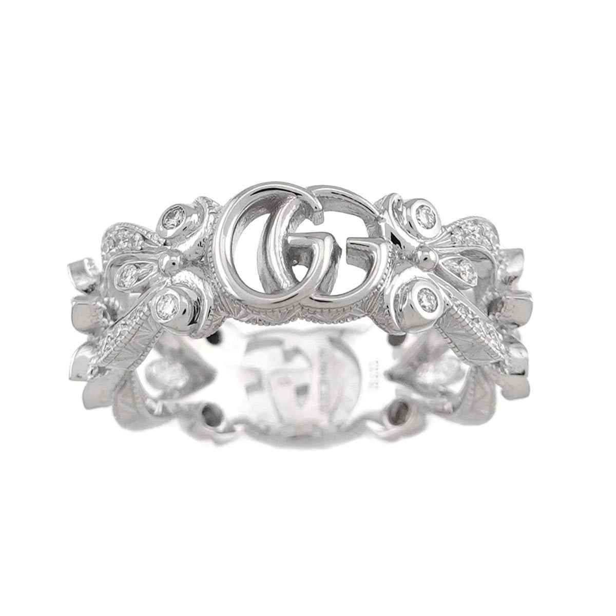 Gucci White Gold (18K) Band Ring (Pre-Owned)