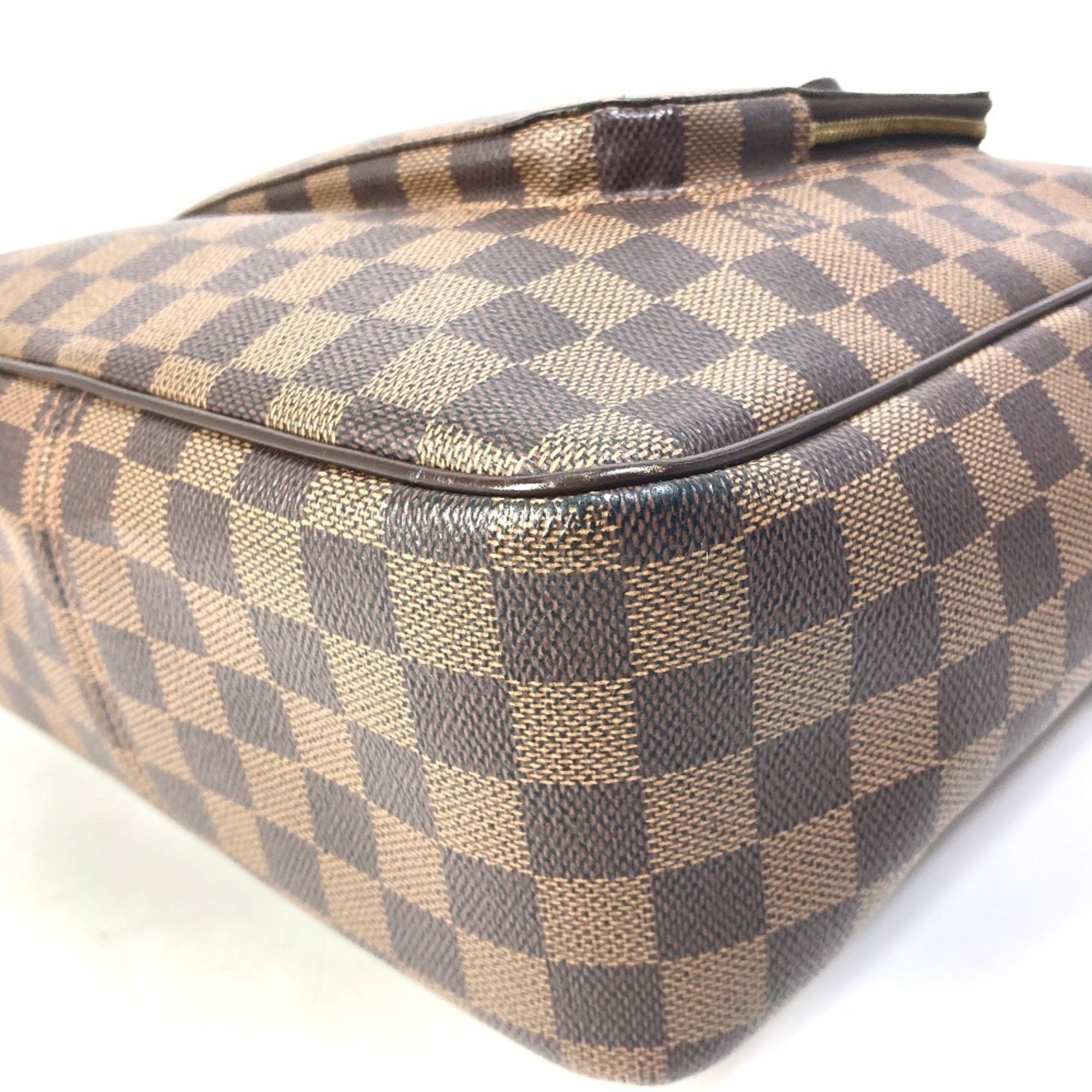 Louis Vuitton Brown Damier Canvas Ebene Damier Canvas Shoulder Bag (Pre-Owned)