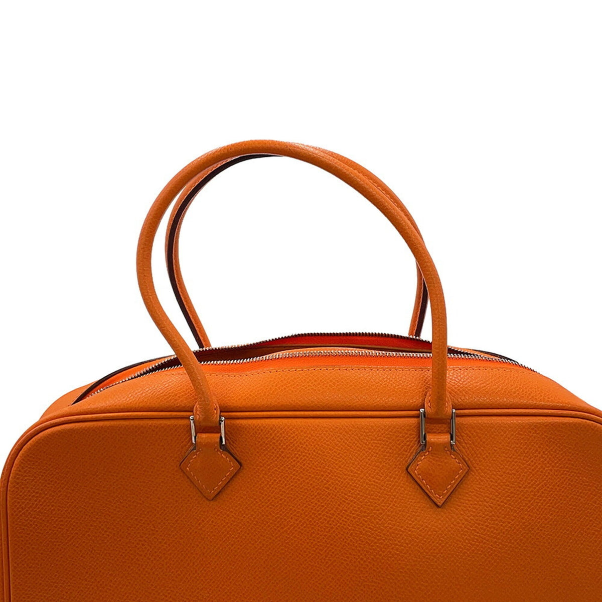 Hermes Plume Orange Epsom Leather Handbag (Pre-Owned)