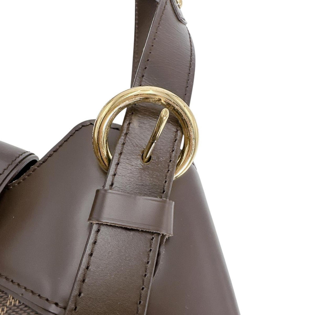 Louis Vuitton Damier Brown Damier Canvas Handbag Tote Bag (Pre-Owned)