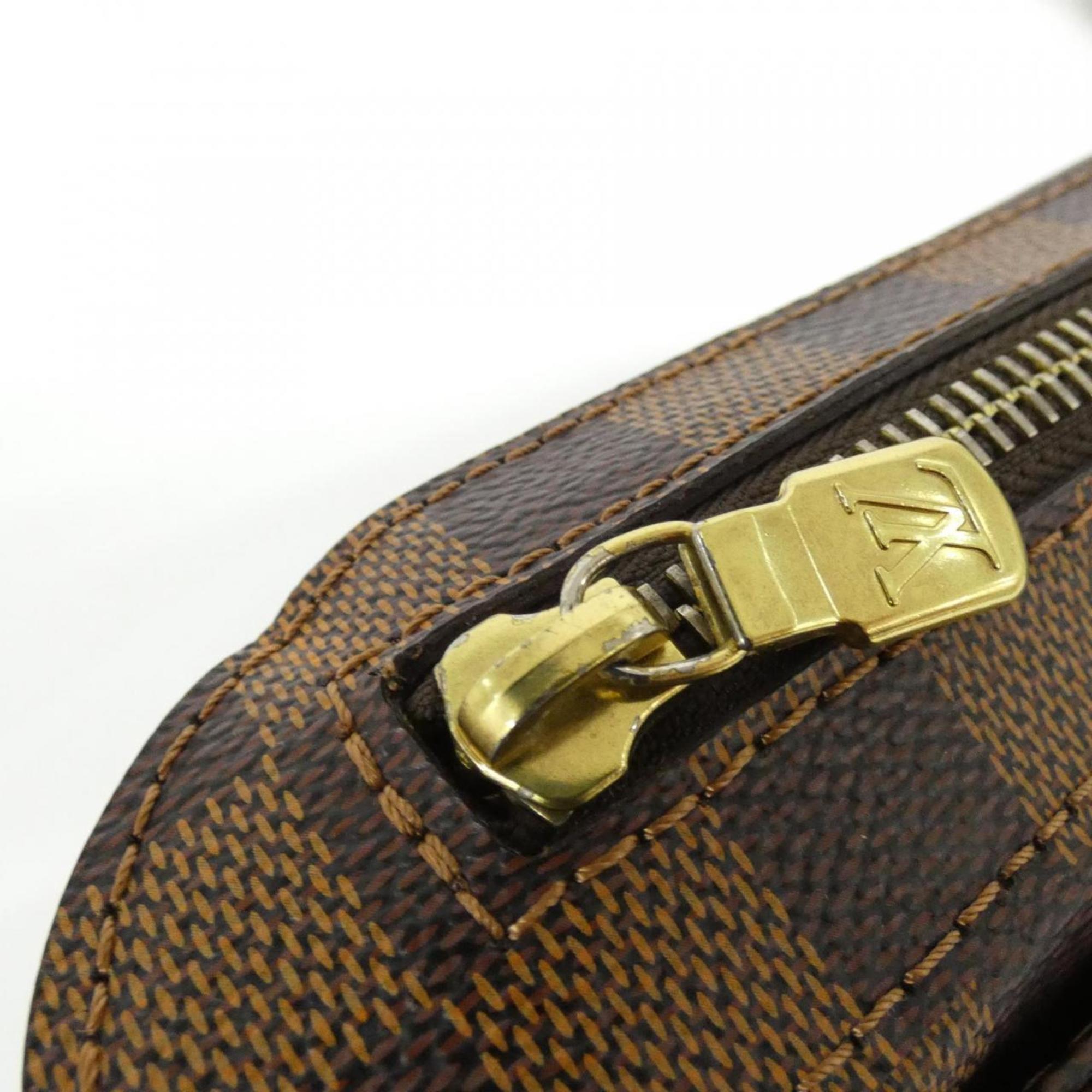 Louis Vuitton Brown Coated Canvas Shoulder Bag (Pre-Owned)