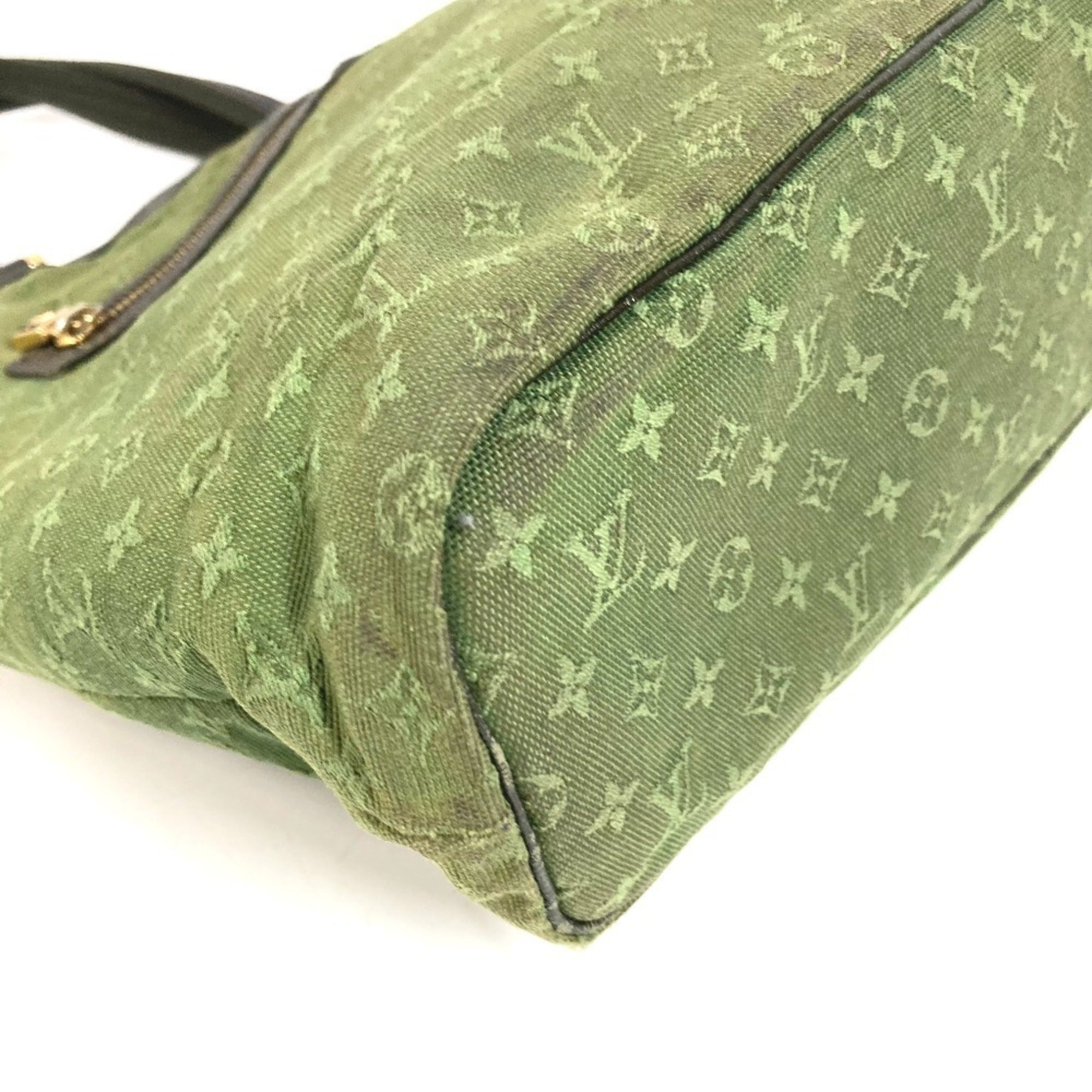 Louis Vuitton Khaki Monogram Mini Shoulder Bag Tote Bag (Pre-Owned)