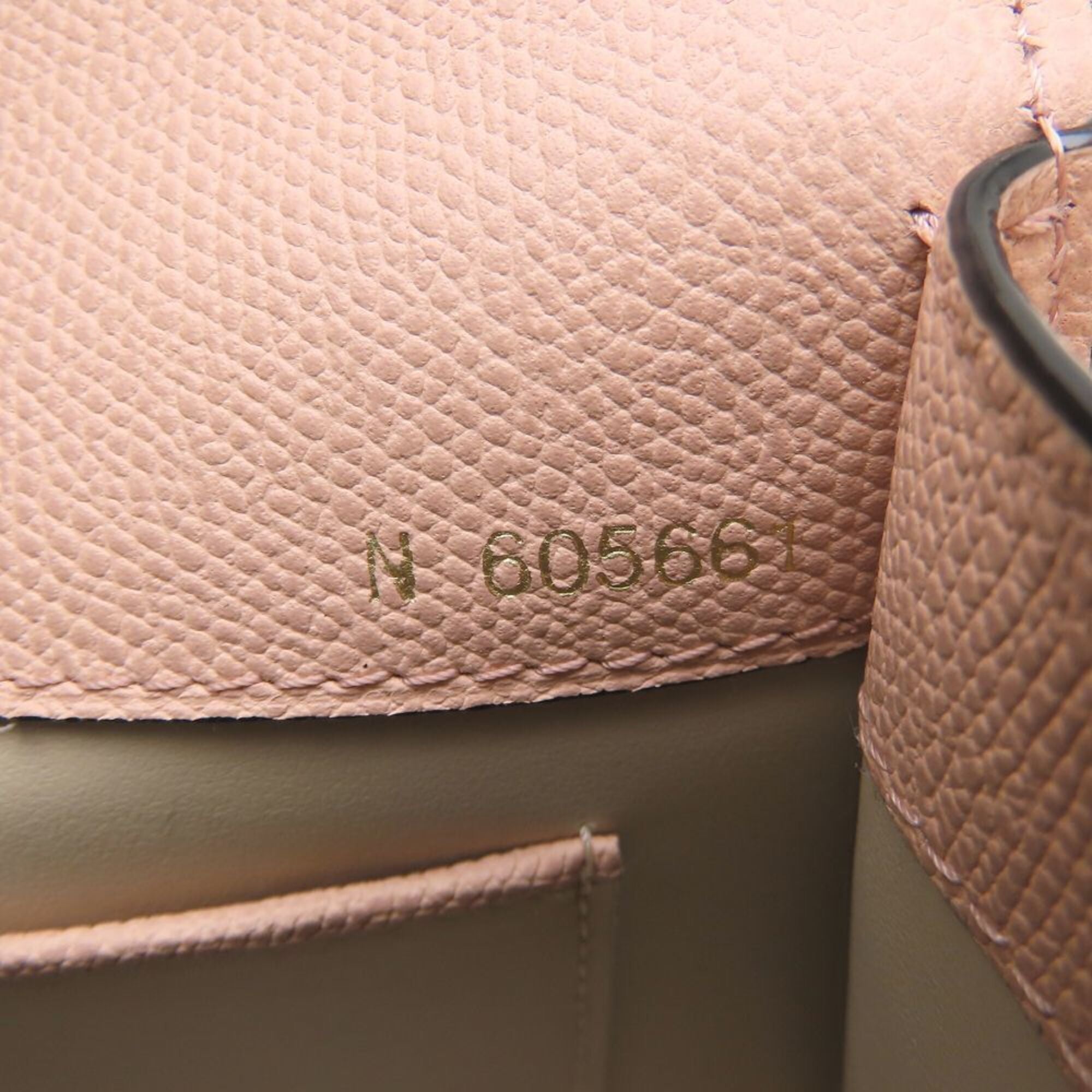 Valextra Pink Leather Handbag (Pre-Owned)