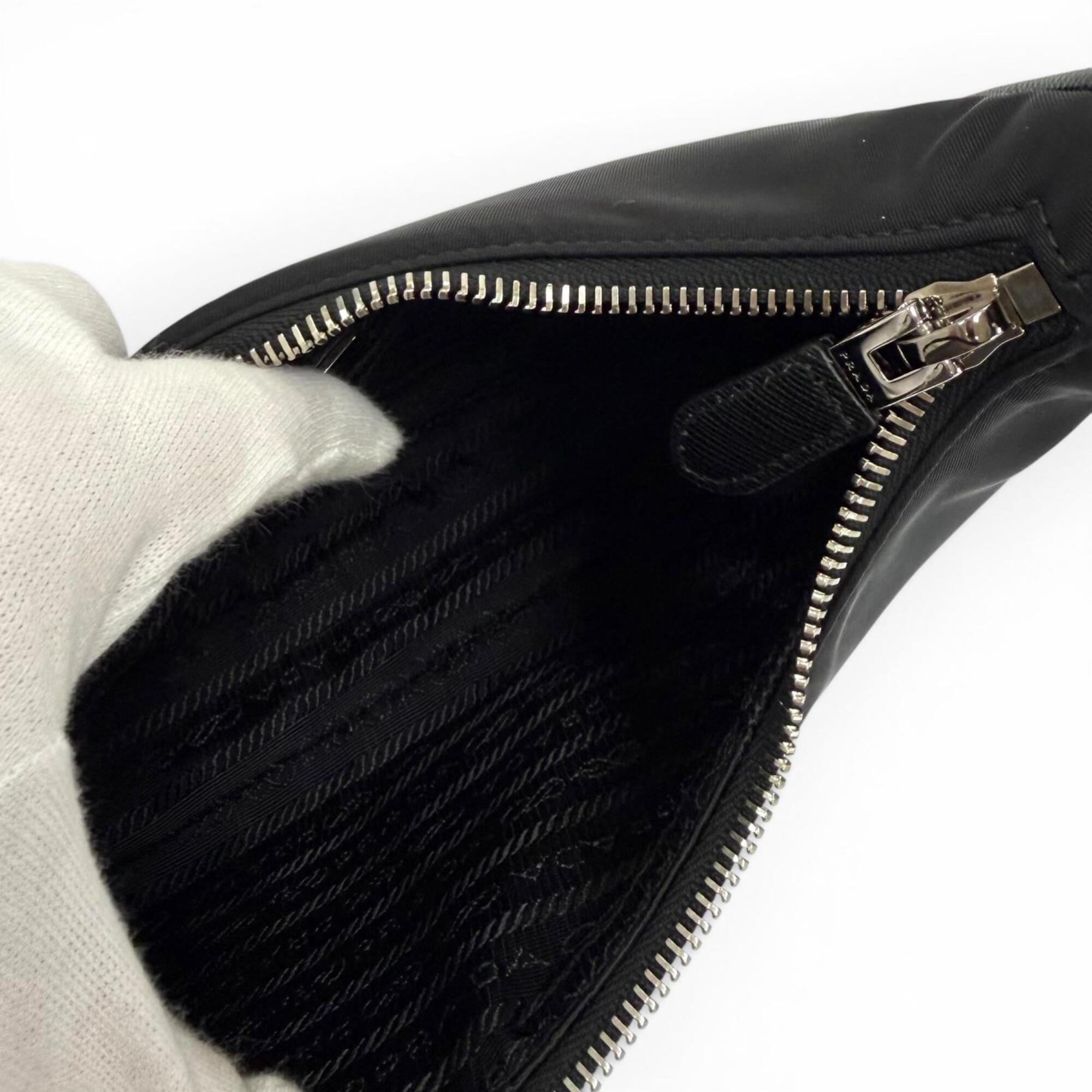 Prada Black Nylon Handbag (Pre-Owned)