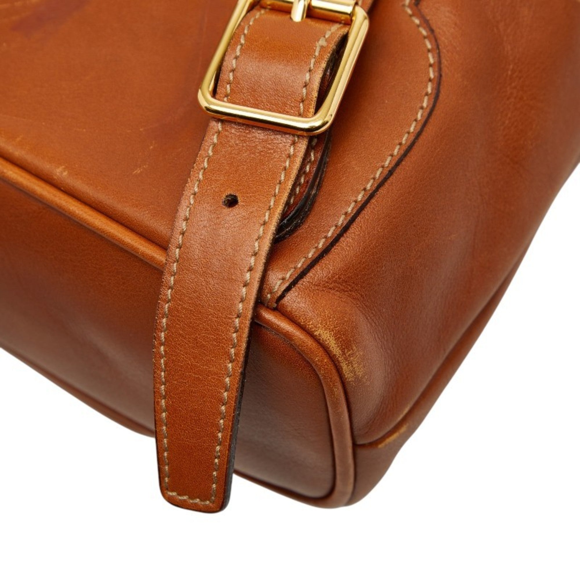 Gucci Bamboo Brown Bamboo Backpack (Pre-Owned)