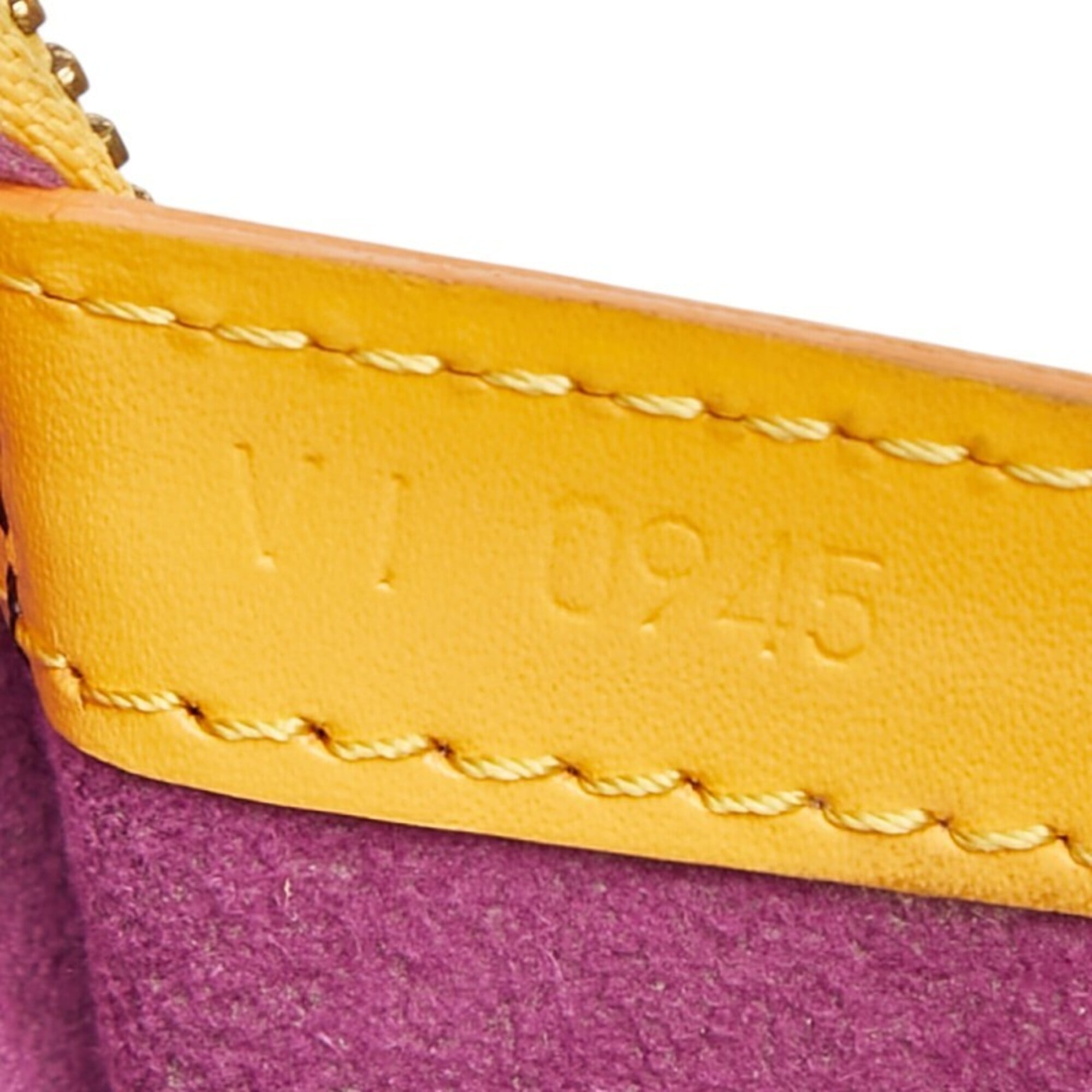Louis Vuitton Yellow Leather Shoulder Bag Tote Bag (Pre-Owned)