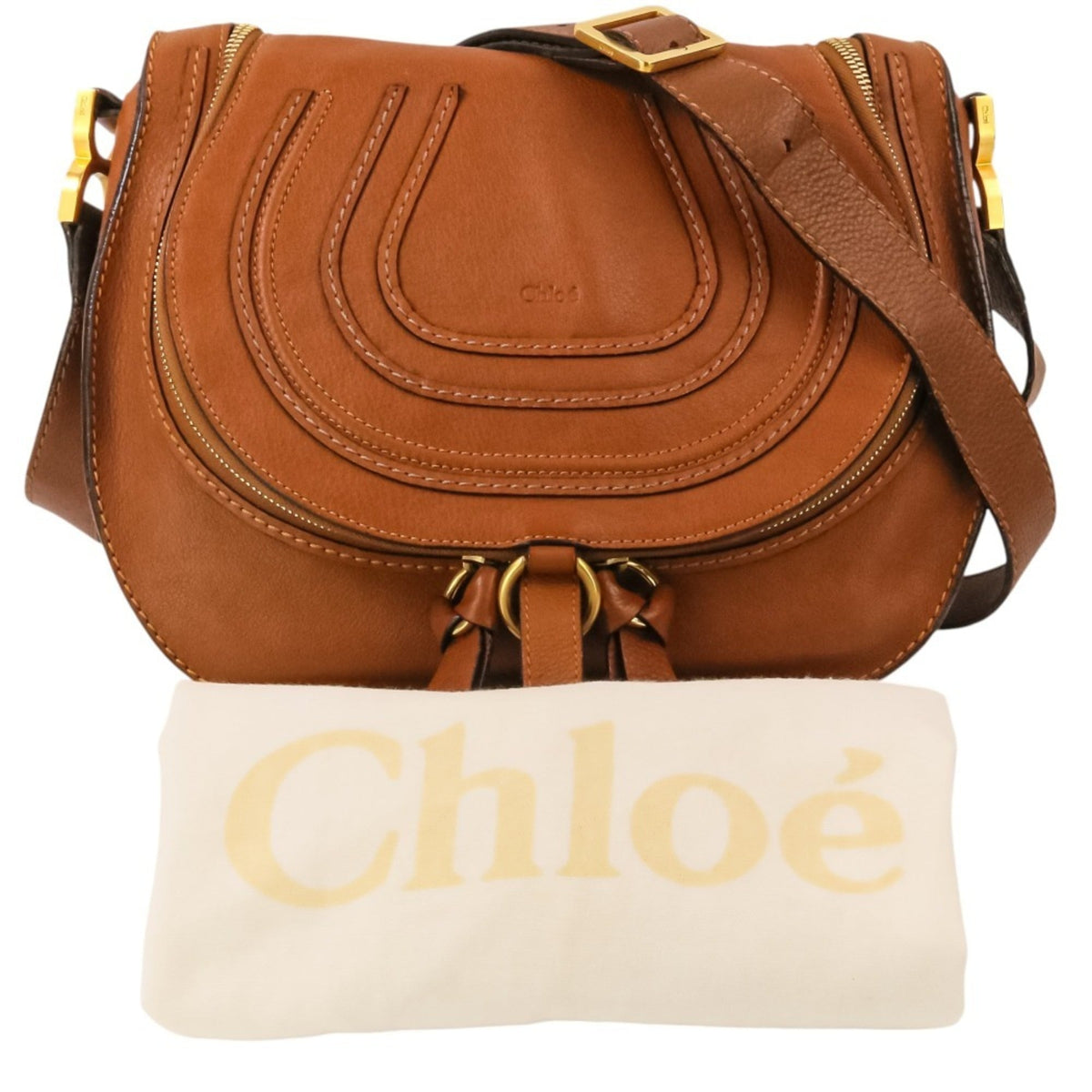 Chloé Brown Leather Shoulder Bag (Pre-Owned)