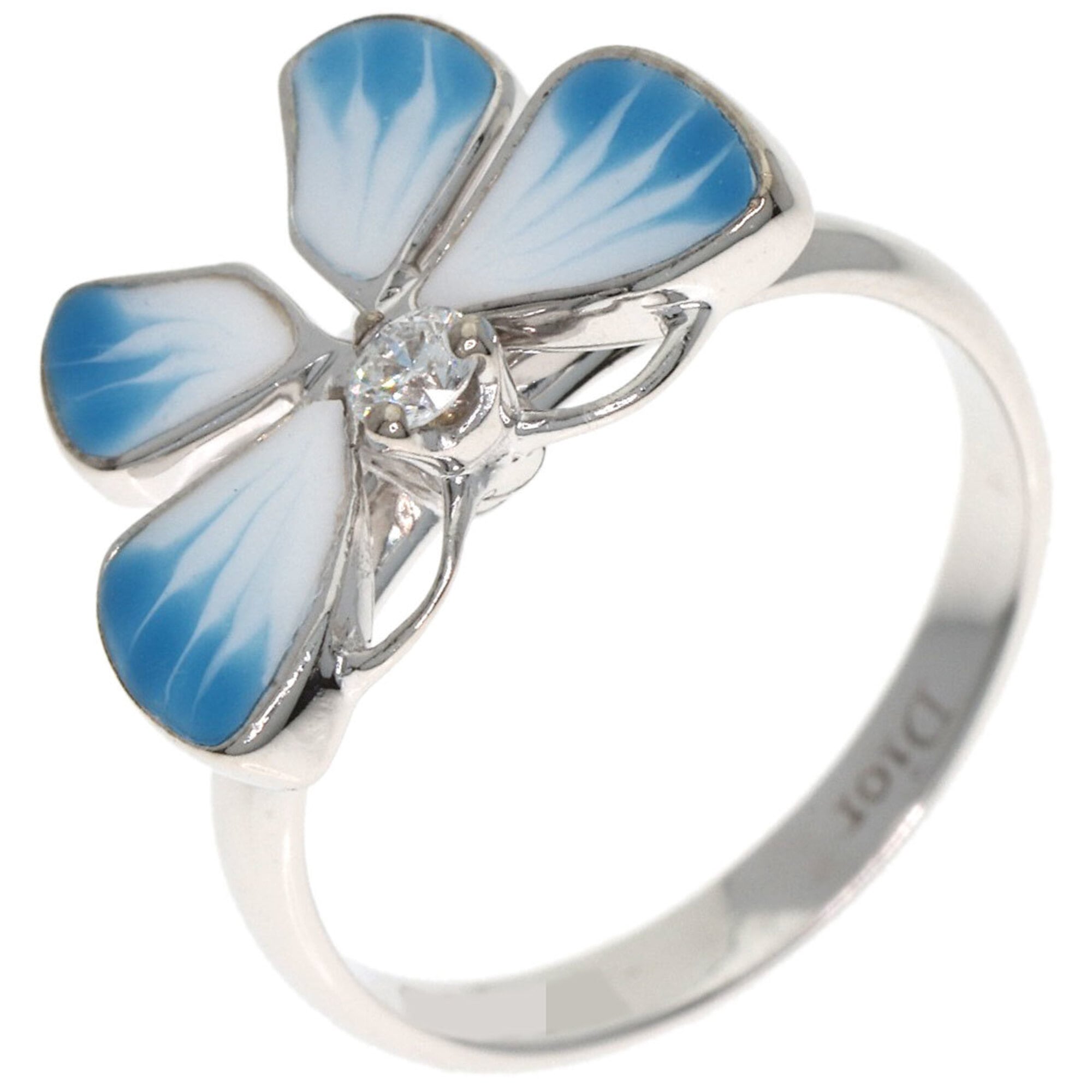 Christian Dior White Gold White Gold (18K) Pinky Ring (Pre-Owned)