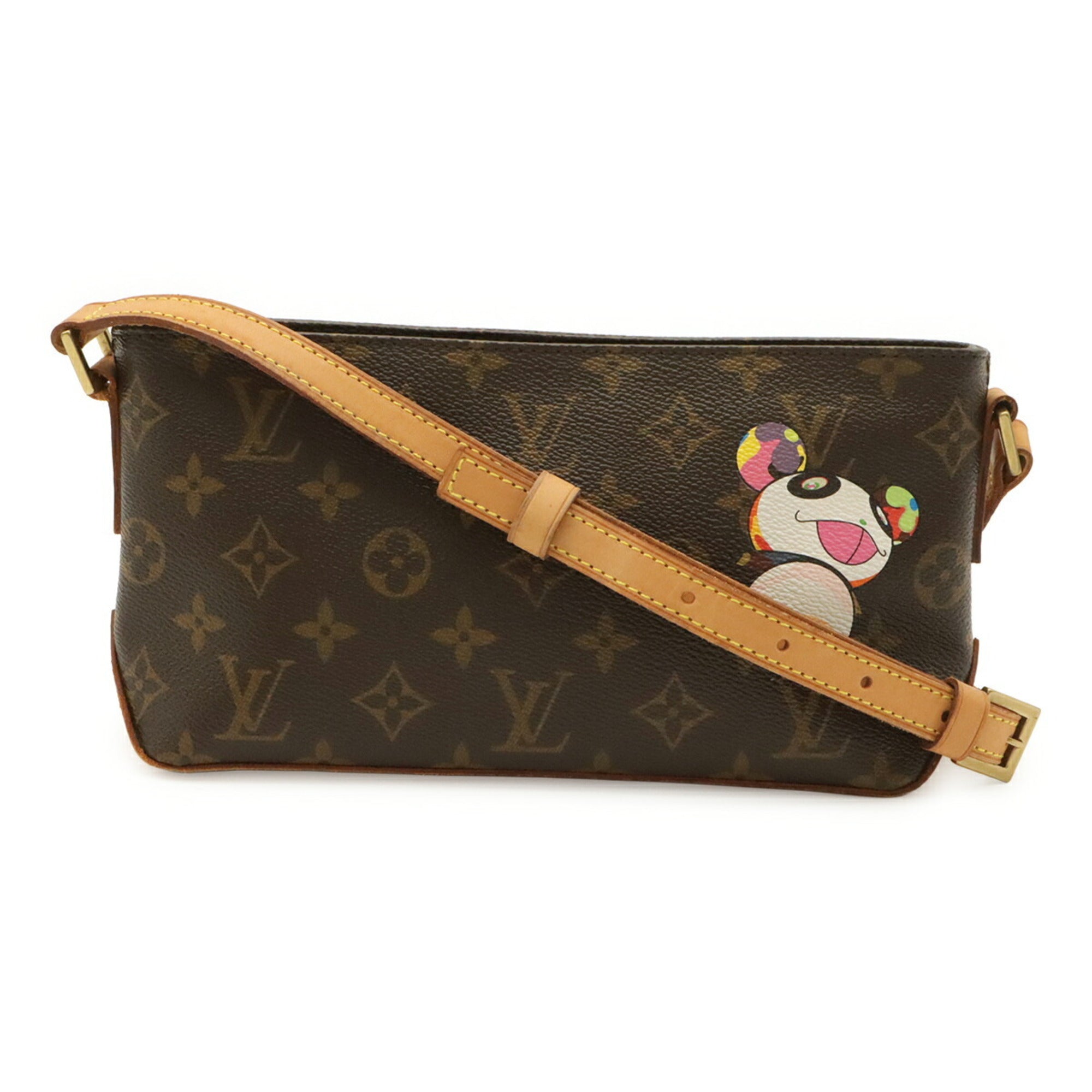 Louis Vuitton Brown Monogram Monogram Panda Monogram Pochette Shoulder Bag (Pre-Owned)