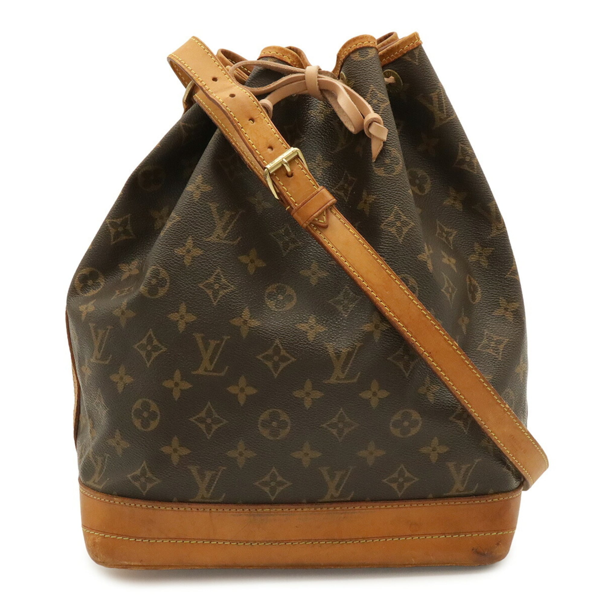 Louis Vuitton Brown Monogram Canvas Shoulder Bag (Pre-Owned)