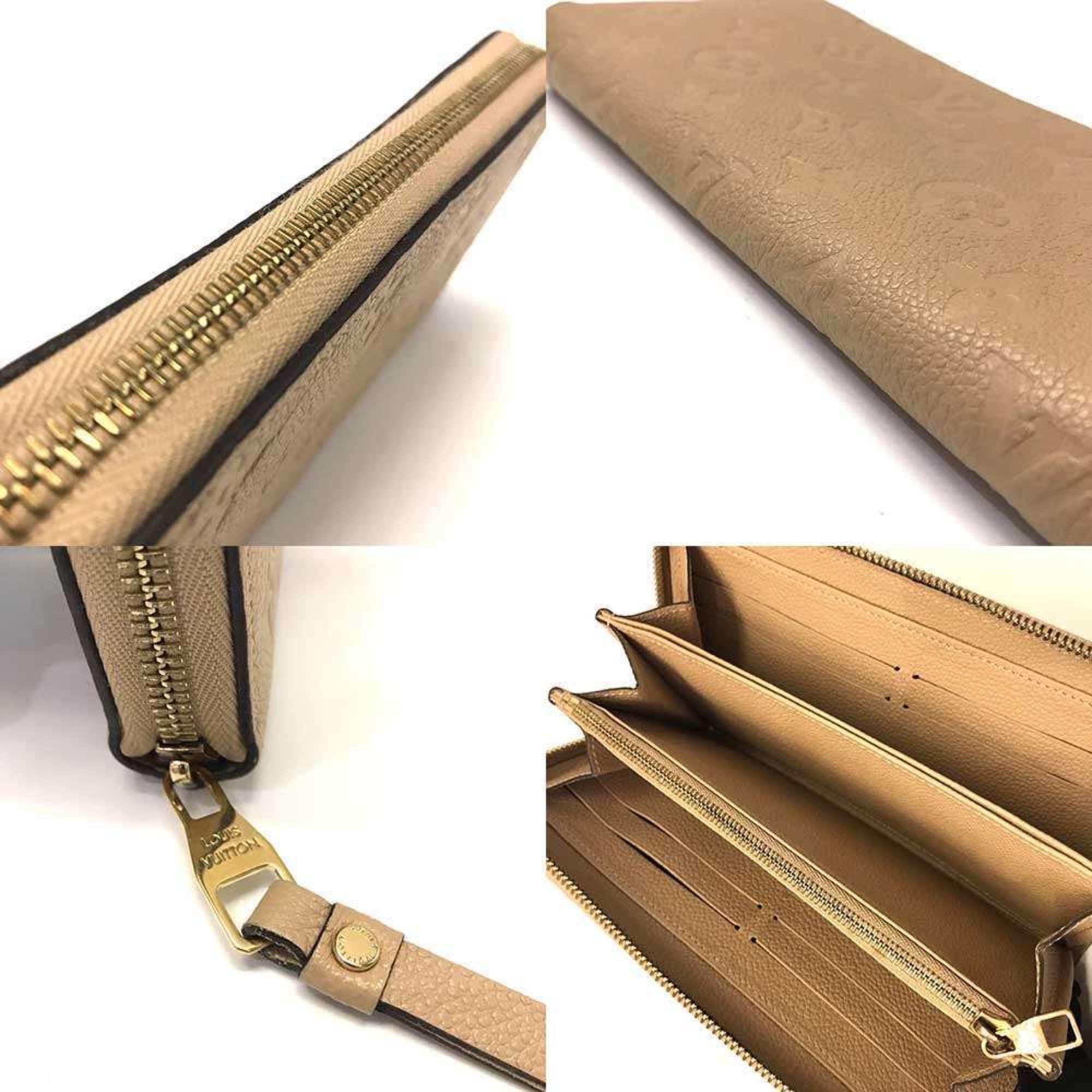 Louis Vuitton Monogram Empreinte Beige Dune Monogram Empreinte Long Wallet (Bi-Fold) (Pre-Owned)