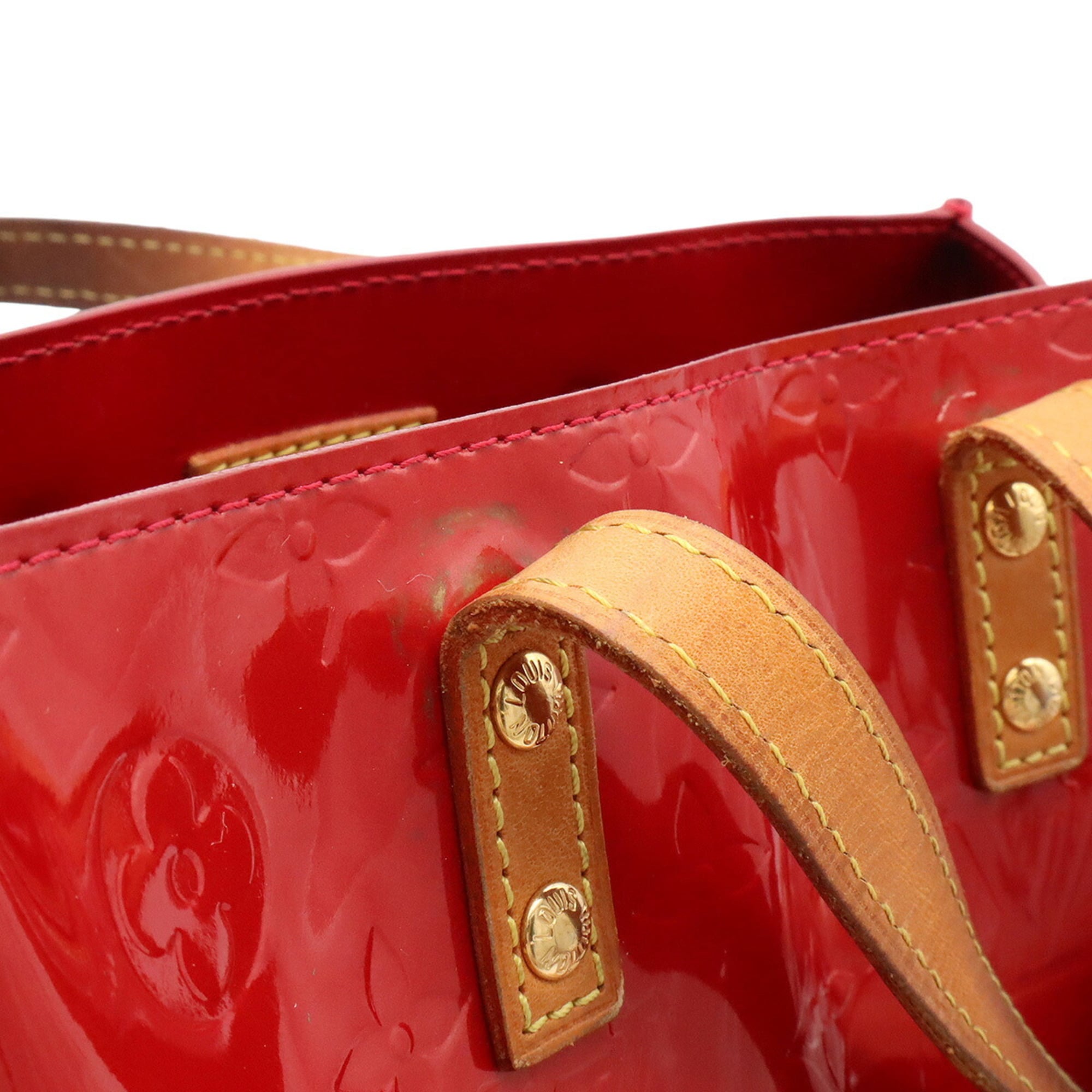 Louis Vuitton Pomme D'amour Patent Leather Handbag (Pre-Owned)