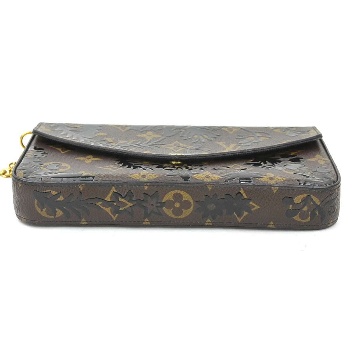 Louis Vuitton Black Brown Monogram Monogram Pochette Shoulder Bag (Pre-Owned)