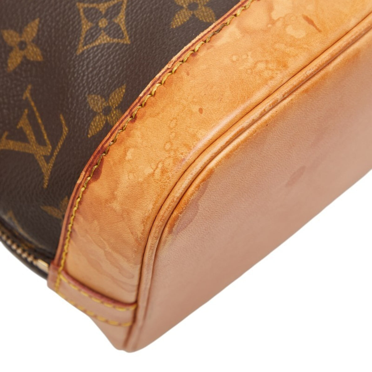 Louis Vuitton Brown Pvc Leather Handbag (Pre-Owned)