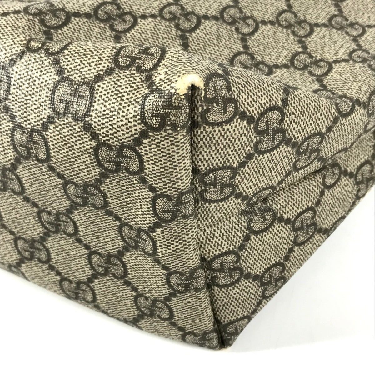 Gucci Beige Gg Supreme Canvas Shoulder Bag Tote Bag (Pre-Owned)