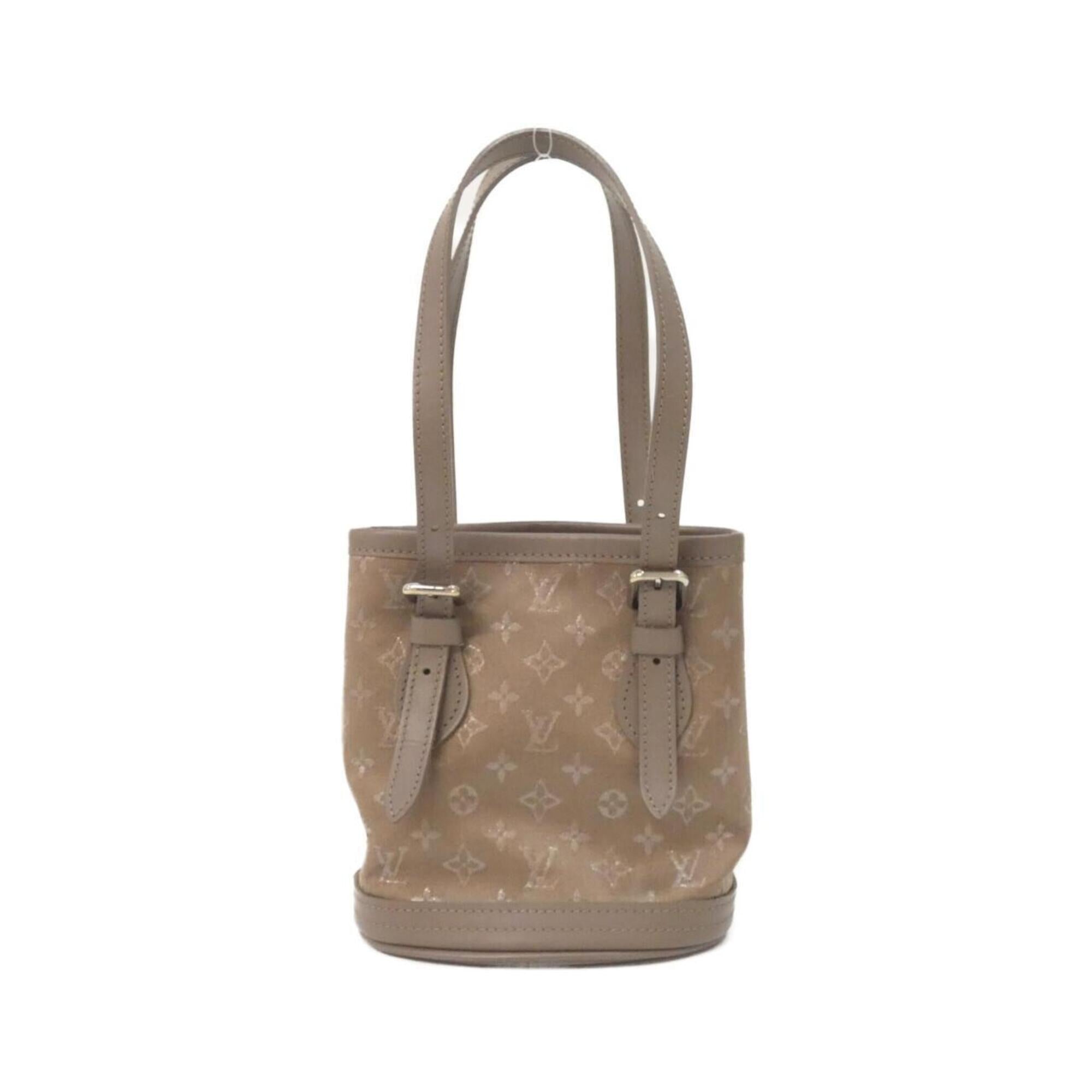 Louis Vuitton Beige Satin Handbag (Pre-Owned)
