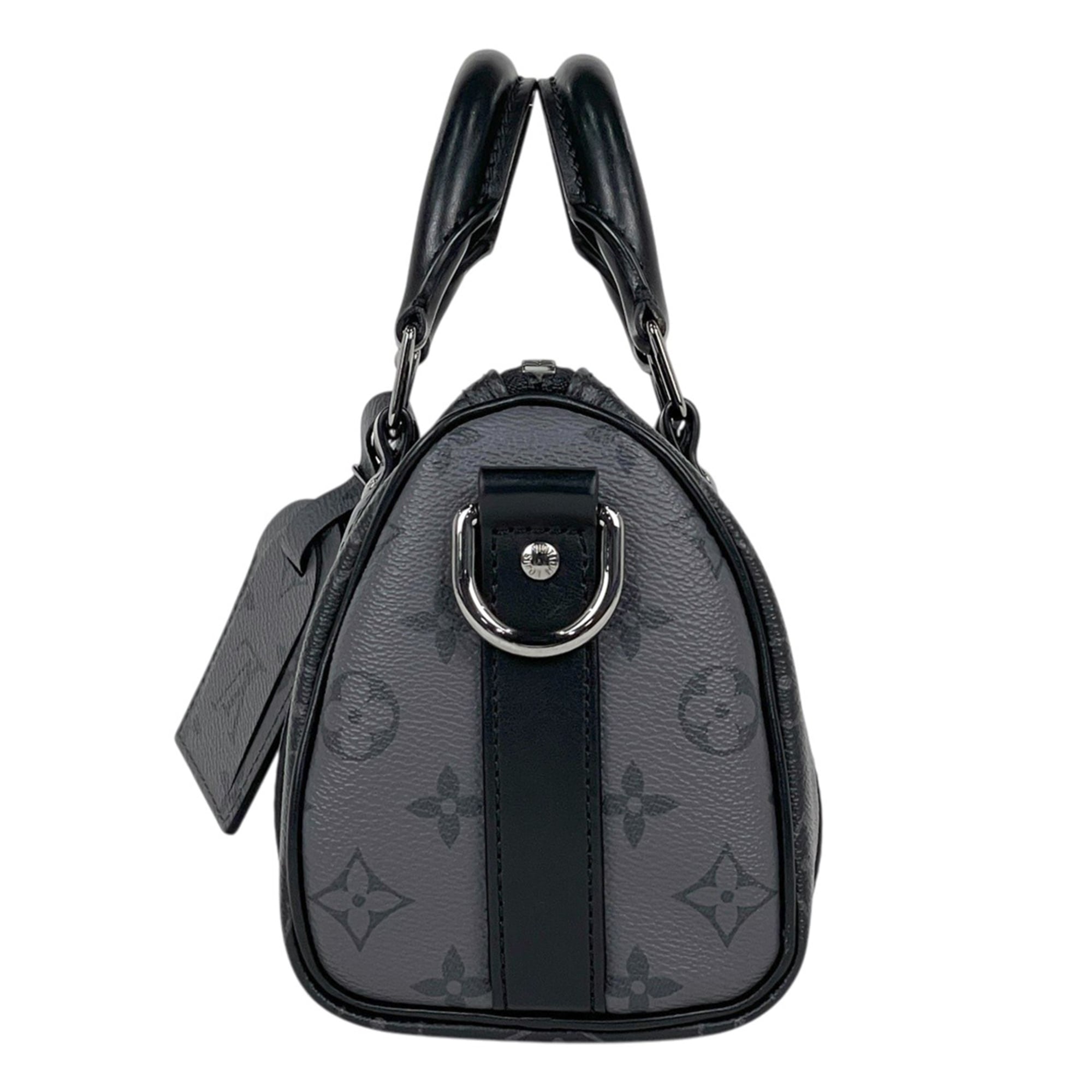 Louis Vuitton Black Gray Monogram Eclipse Noir Monogram Eclipse Tote Bag (Pre-Owned)