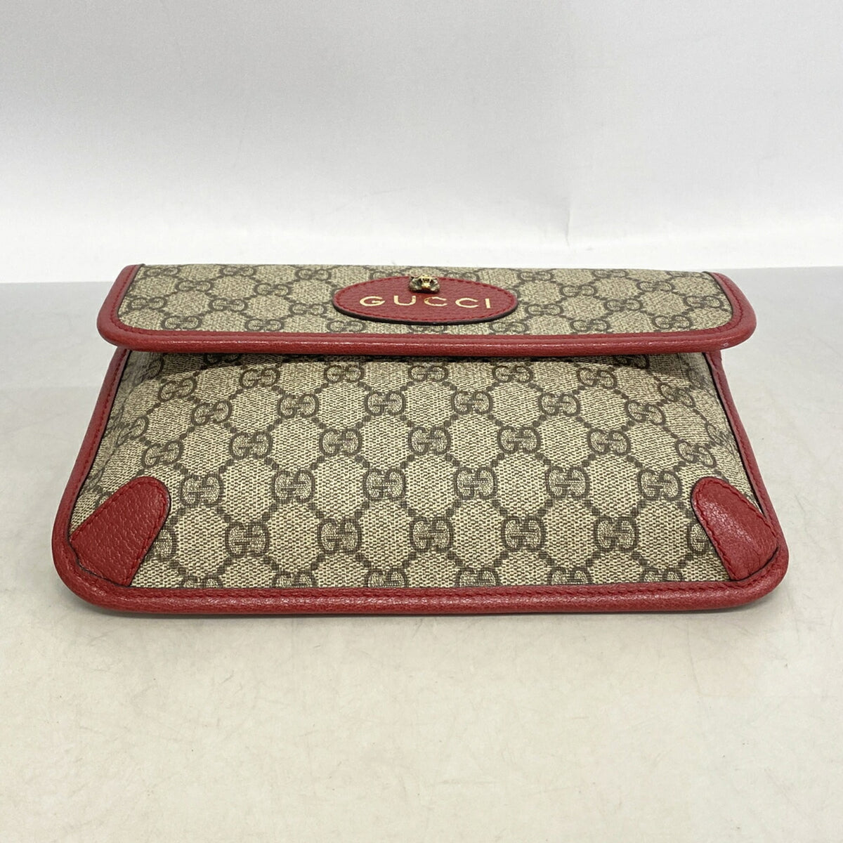 Gucci Bordeaux Brown Pvc Fanny Pack (Pre-Owned)