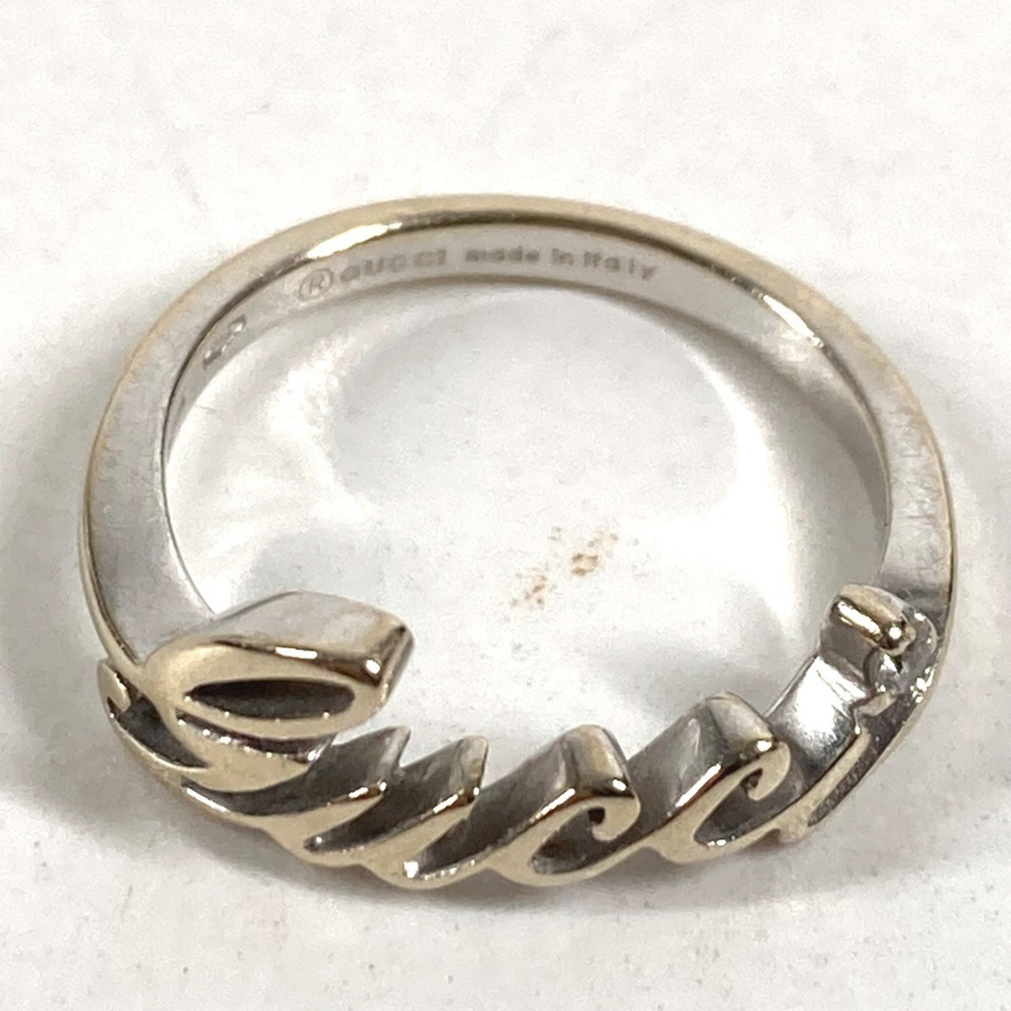 Gucci Silver Band Ring (Pre-Owned)