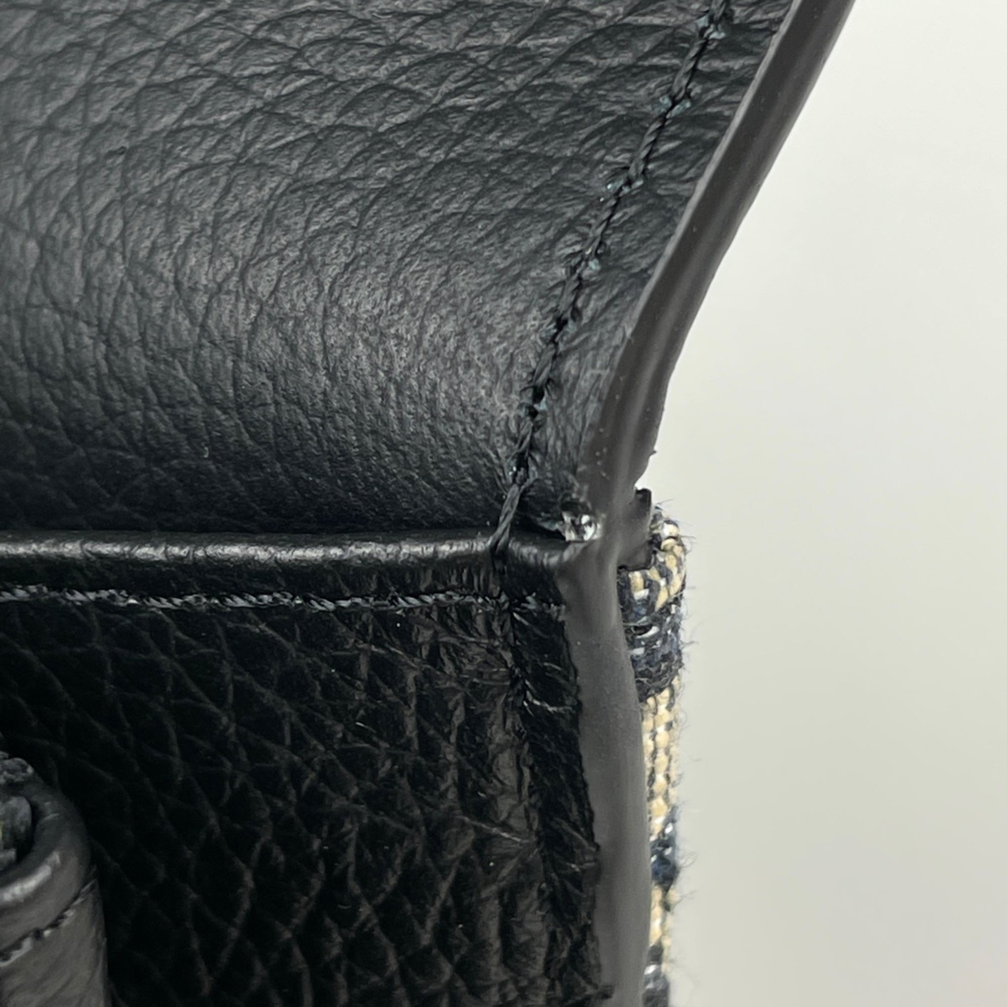 Christian Dior Black Trotter Long Wallet (Bi-Fold) (Pre-Owned)