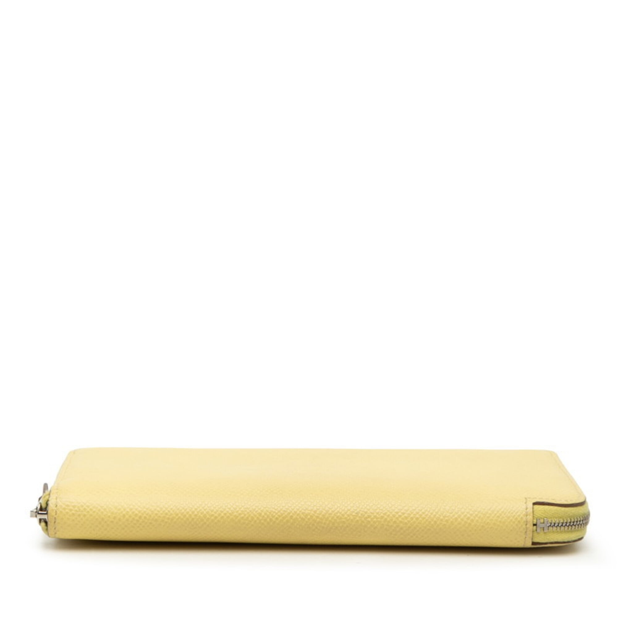 Hermes Soufre Yellow Epsom Leather Long Wallet (Bi-Fold) (Pre-Owned)