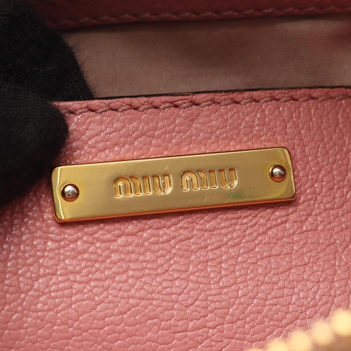 Miu Miu Pink Leather Handbag (Pre-Owned)