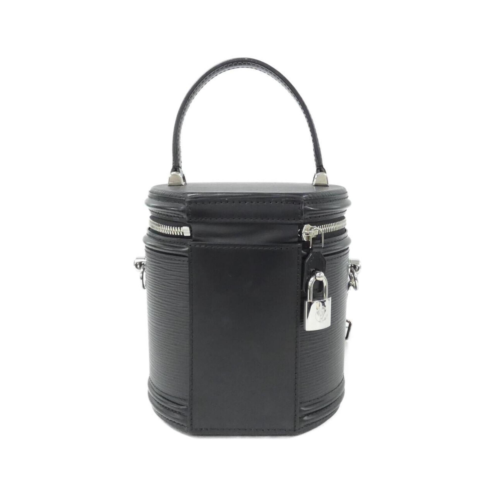 Louis Vuitton Black Leather Handbag (Pre-Owned)