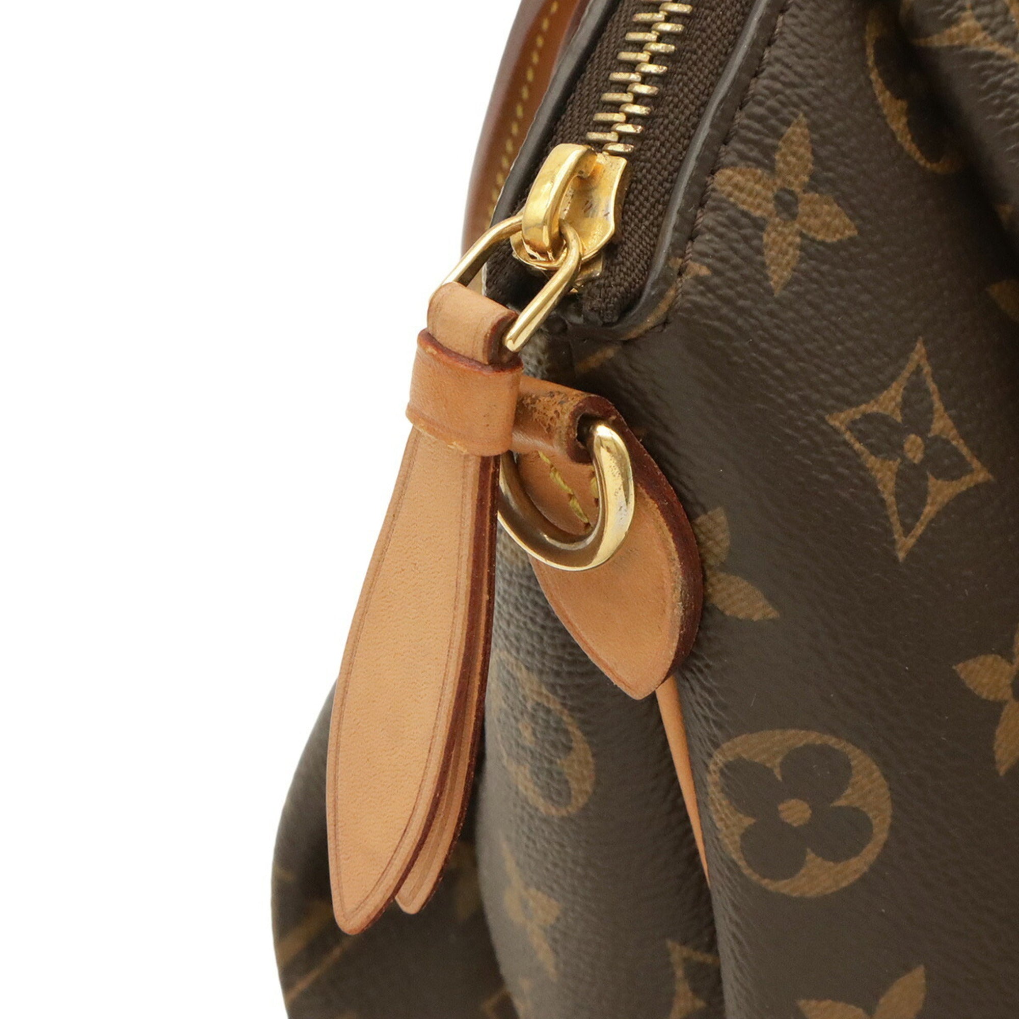 Louis Vuitton Brown Monogram Canvas Handbag Shoulder Bag Tote Bag (Pre-Owned)