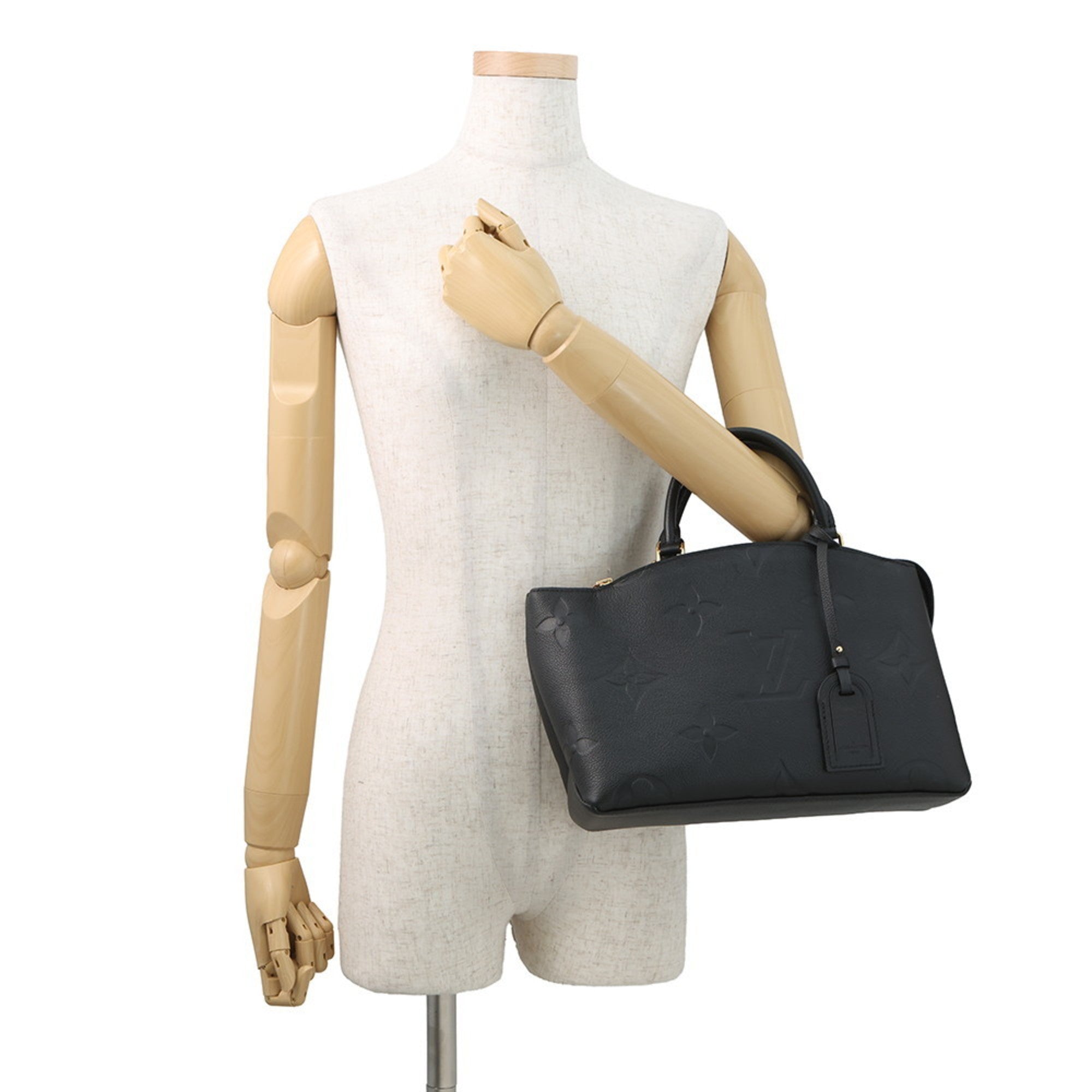 Louis Vuitton Monogram Empreinte Black Noir Monogram Empreinte Handbag Shoulder Bag (Pre-Owned)