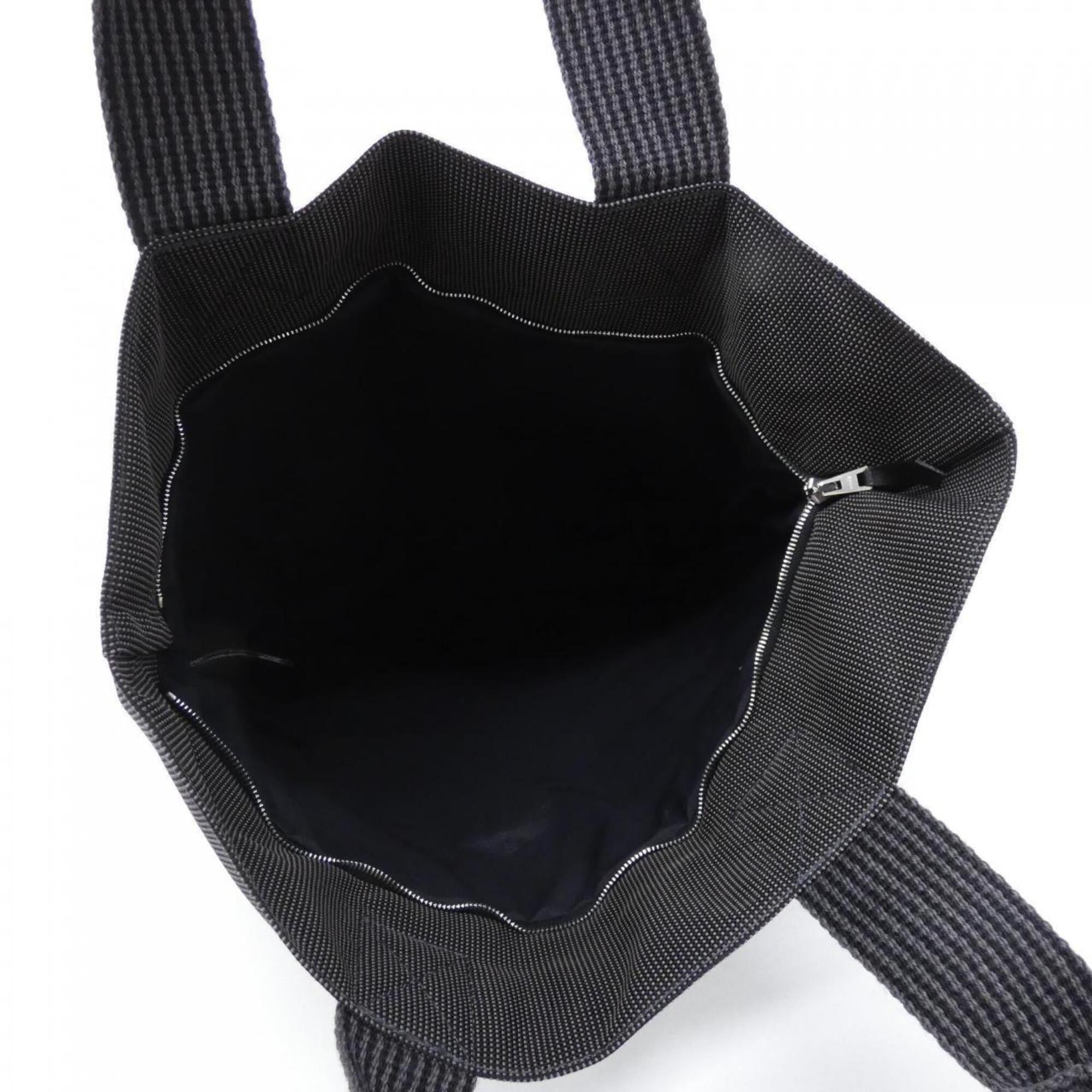 Hermes Black Canvas Handbag (Pre-Owned)