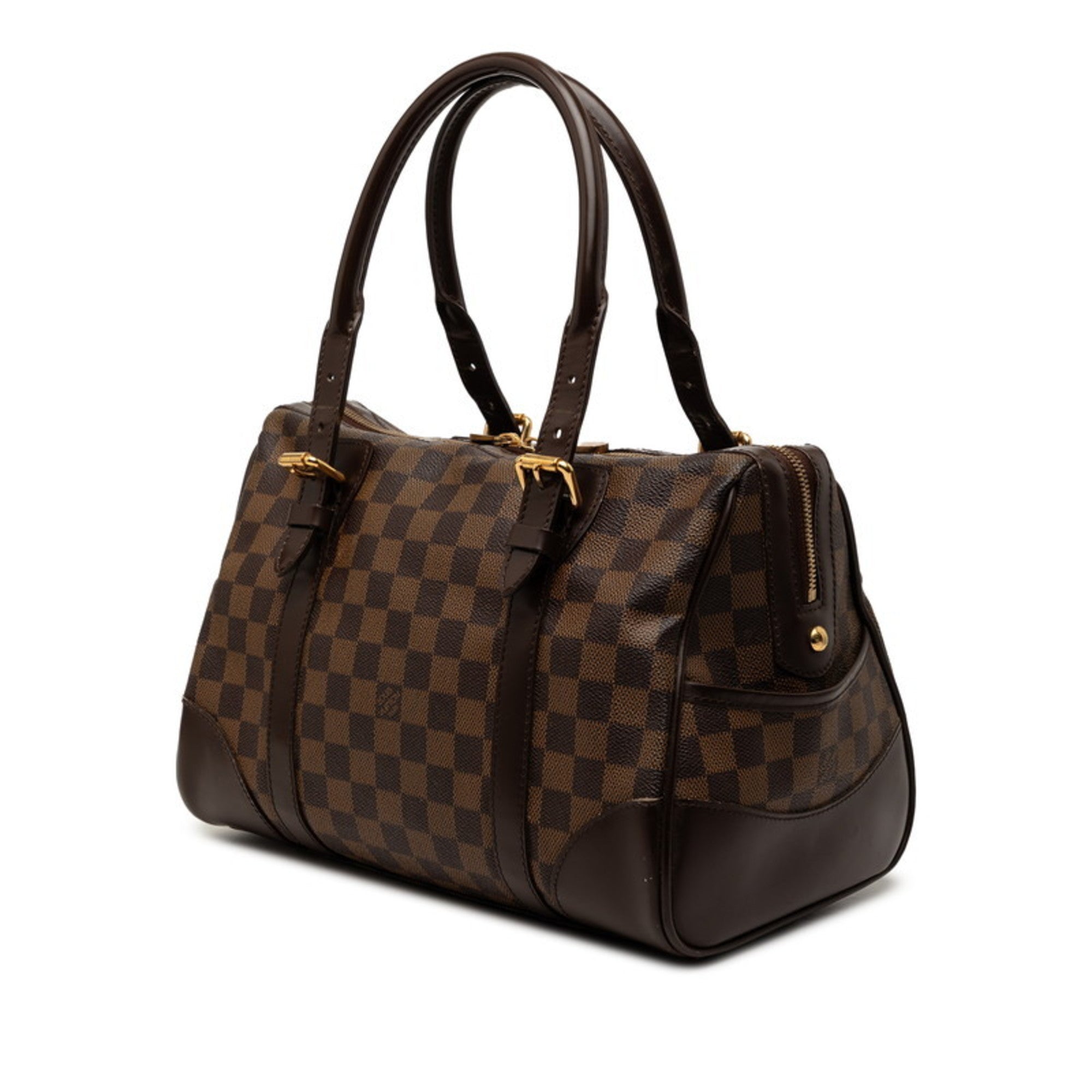 Louis Vuitton Brown Pvc Leather Handbag (Pre-Owned)