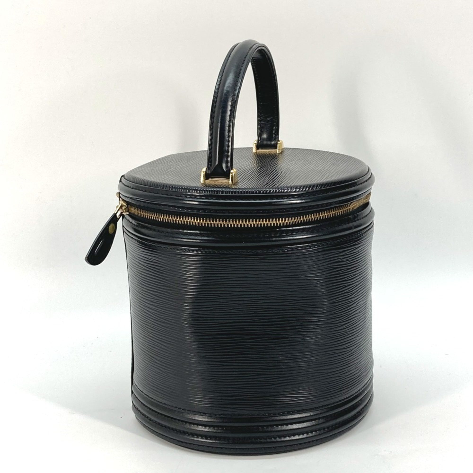 Louis Vuitton Black Noir Epi Leather Handbag Vanity Bag (Pre-Owned)